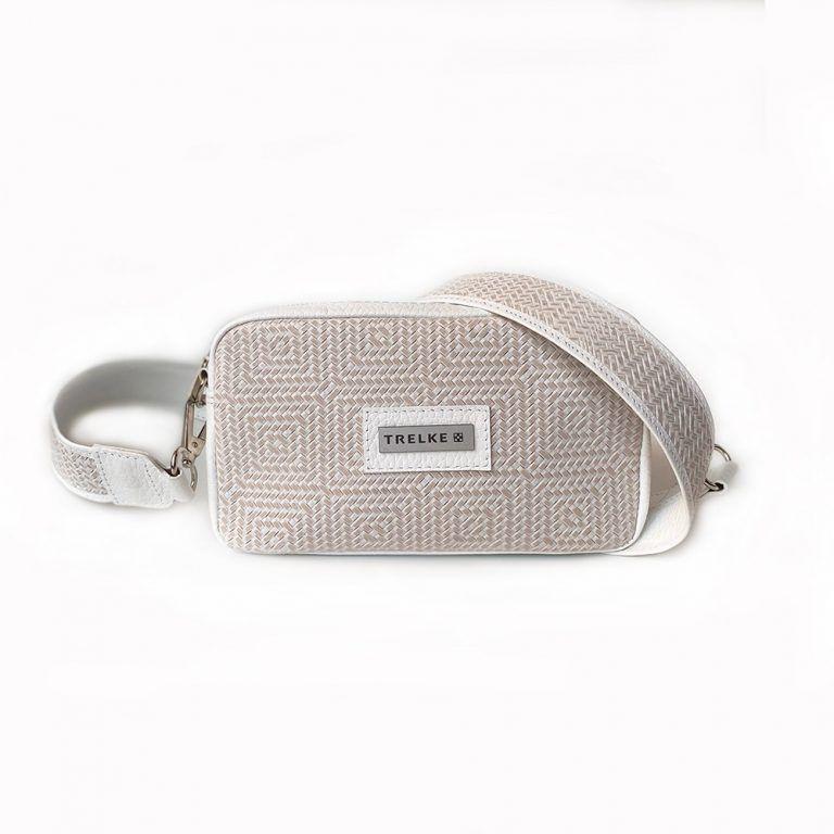 BANDOLERA CUERO BLANCA-0