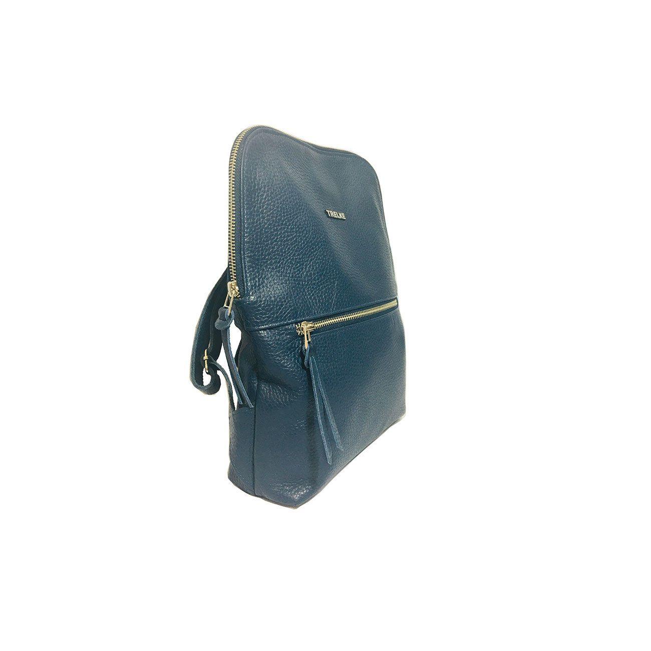 MOCHILA YAPAK CUERO AZUL-1