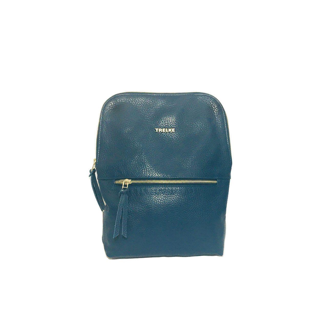 MOCHILA YAPAK CUERO AZUL-0