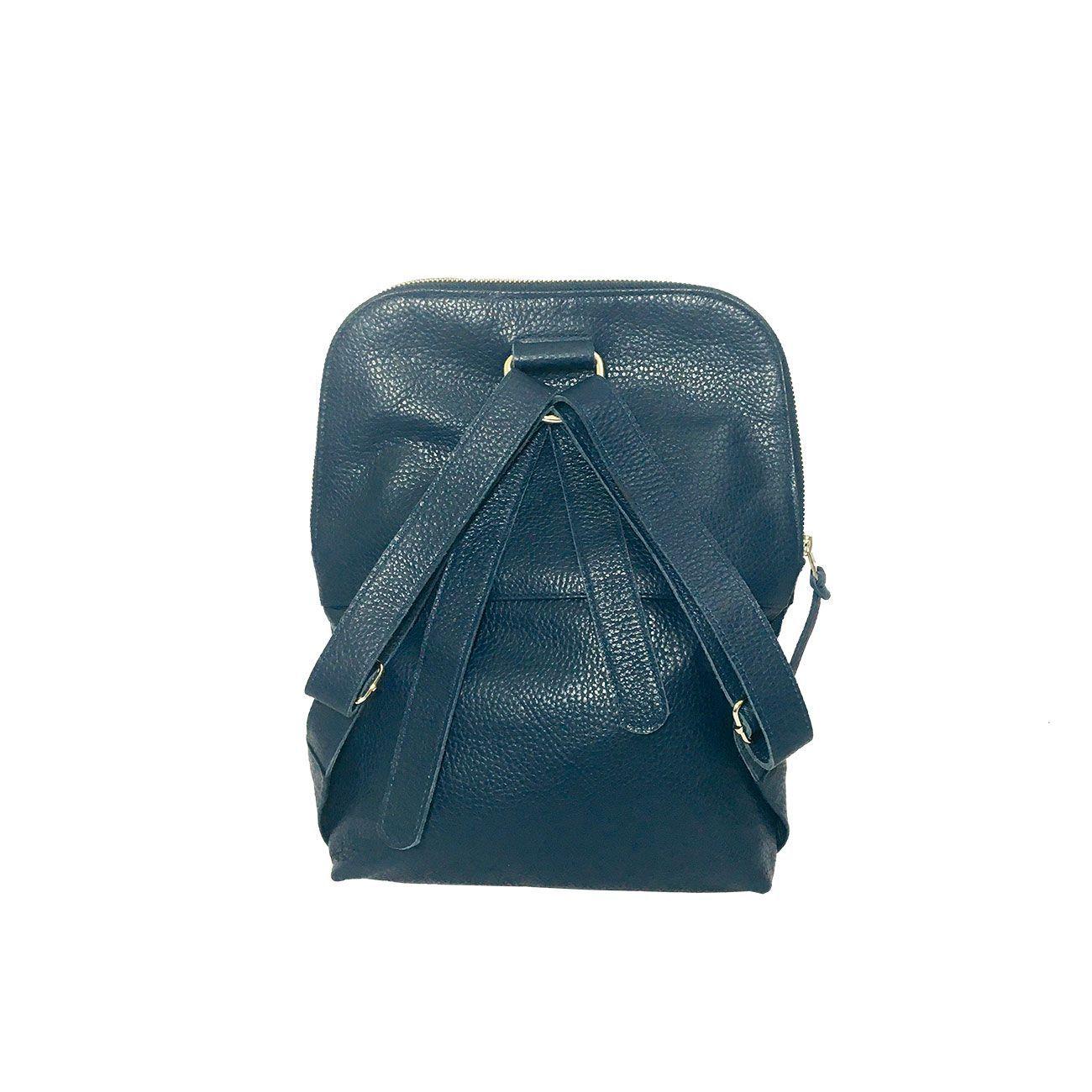 MOCHILA YAPAK CUERO AZUL-2