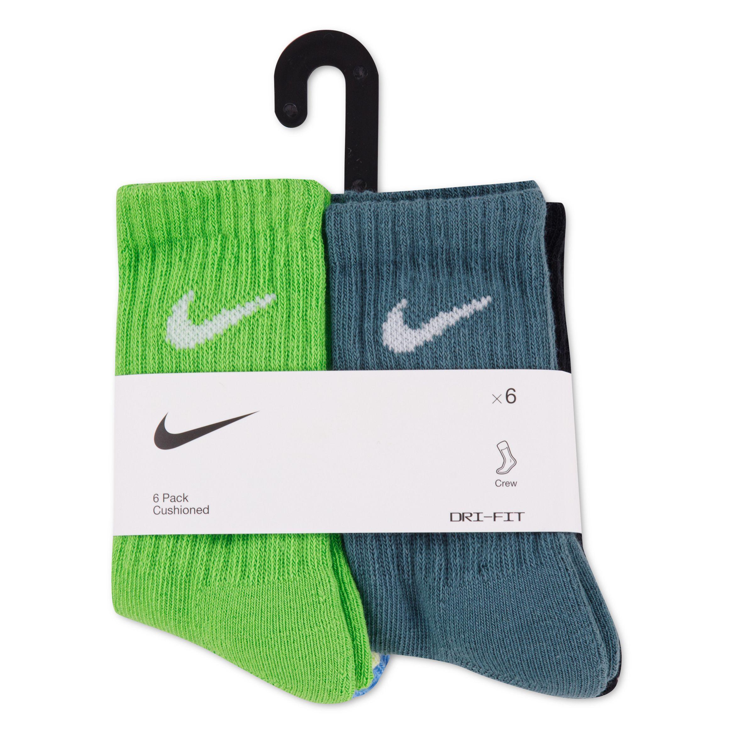 CALCETINES NIÑO NIKE 6PK TALLA 4-5-2