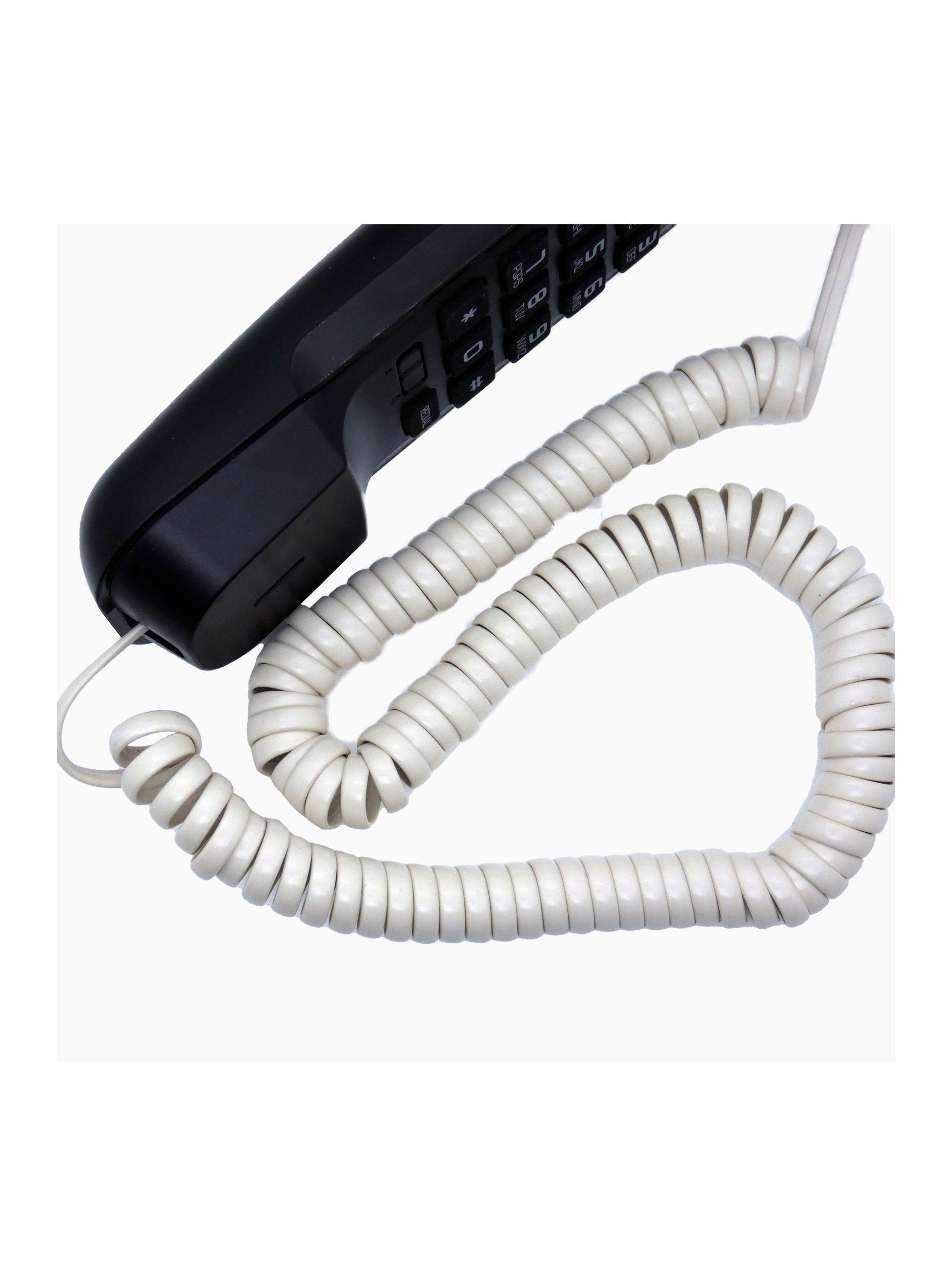 Cable De Teléfono Retráctil macrotel 3 m blanco-2
