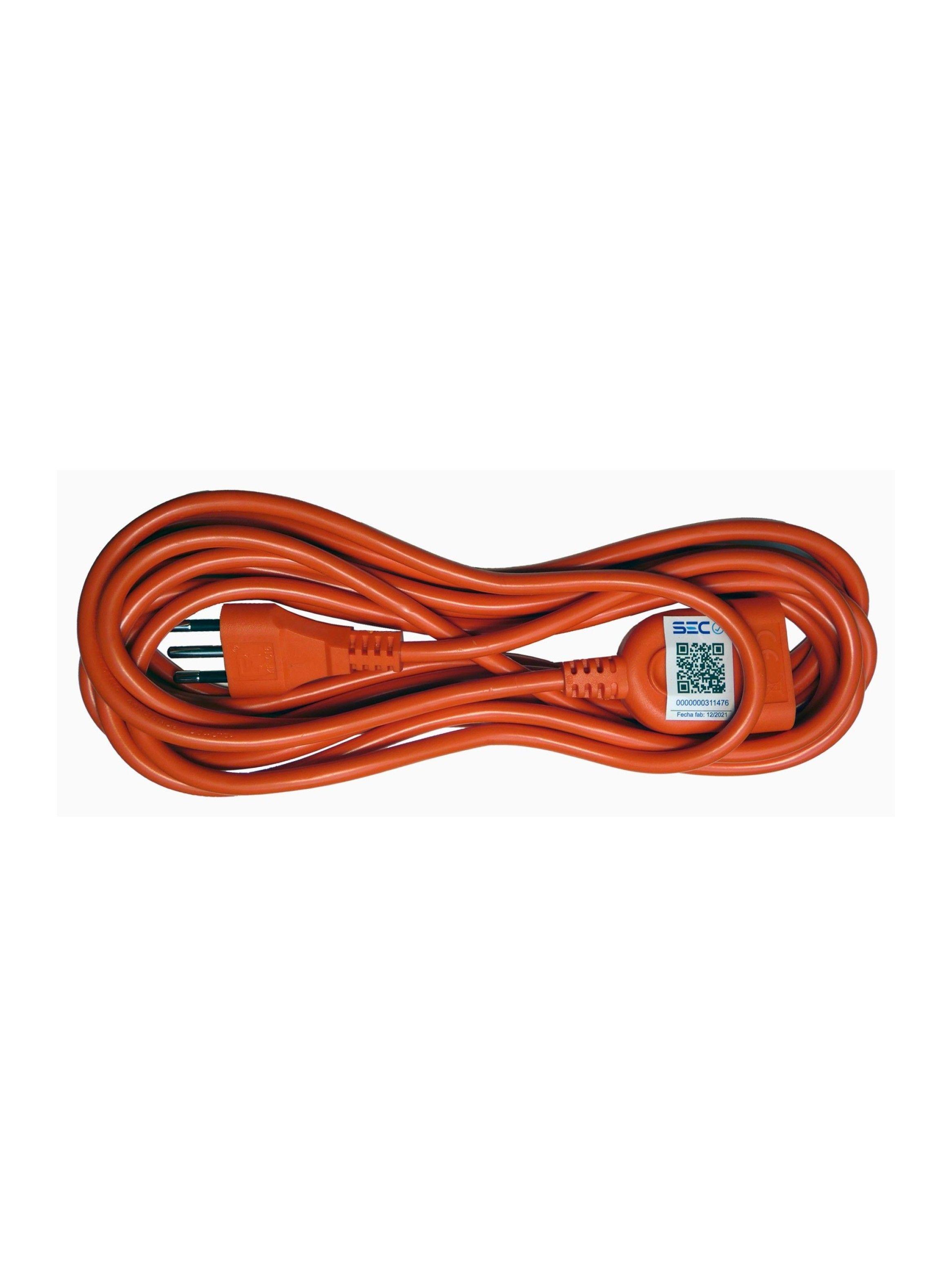 Alargador Eléctrico Naranjo 5 m Macrotel - Sello Sec-0