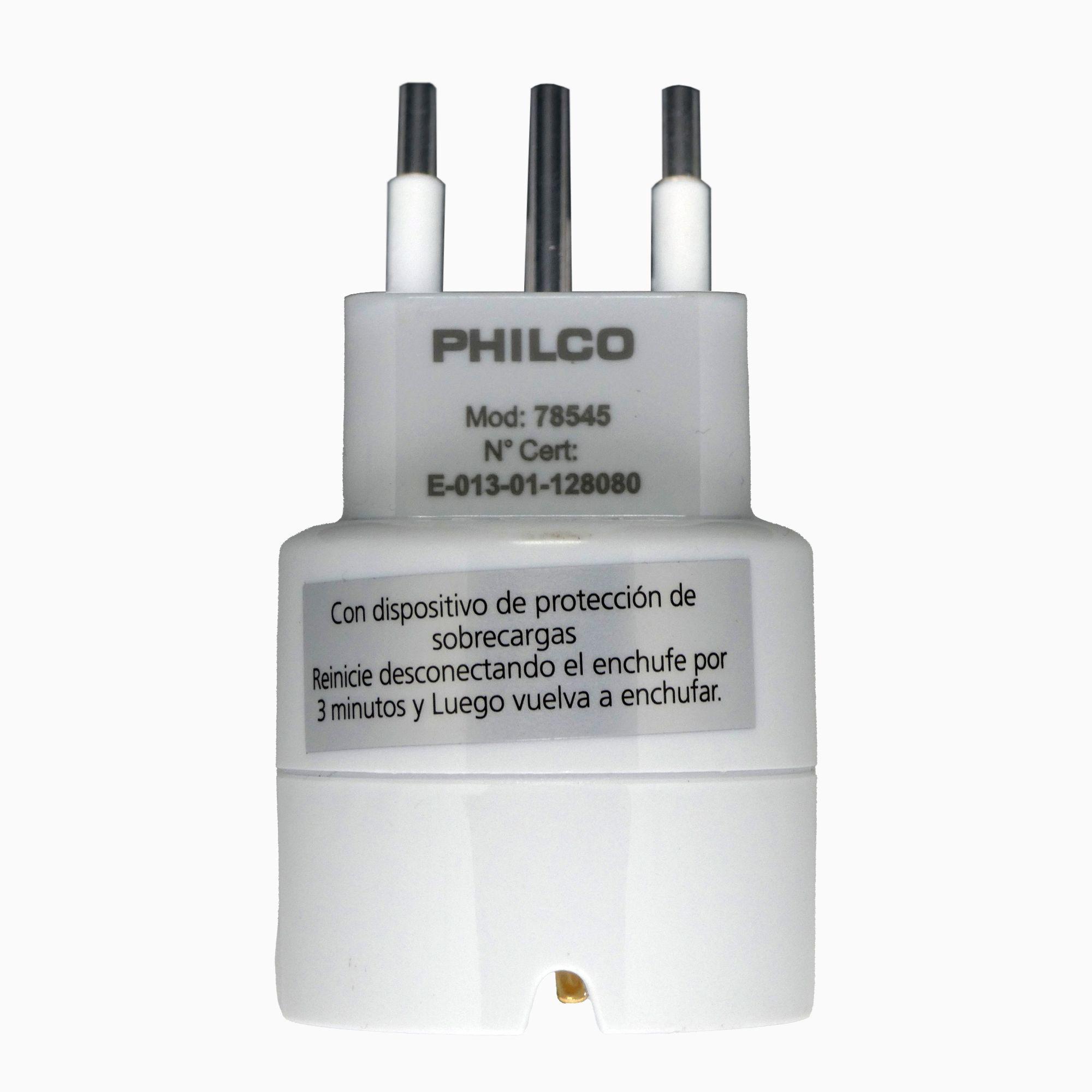 Enchufe Adaptador Schuko 1500w Philco - Sello Sec-2