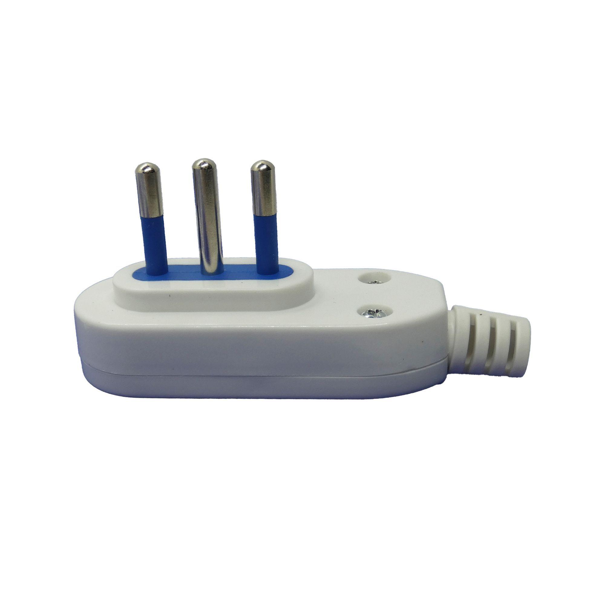 Enchufe Macho Horizontal Blanco 2500w Philco Sello Sec-2