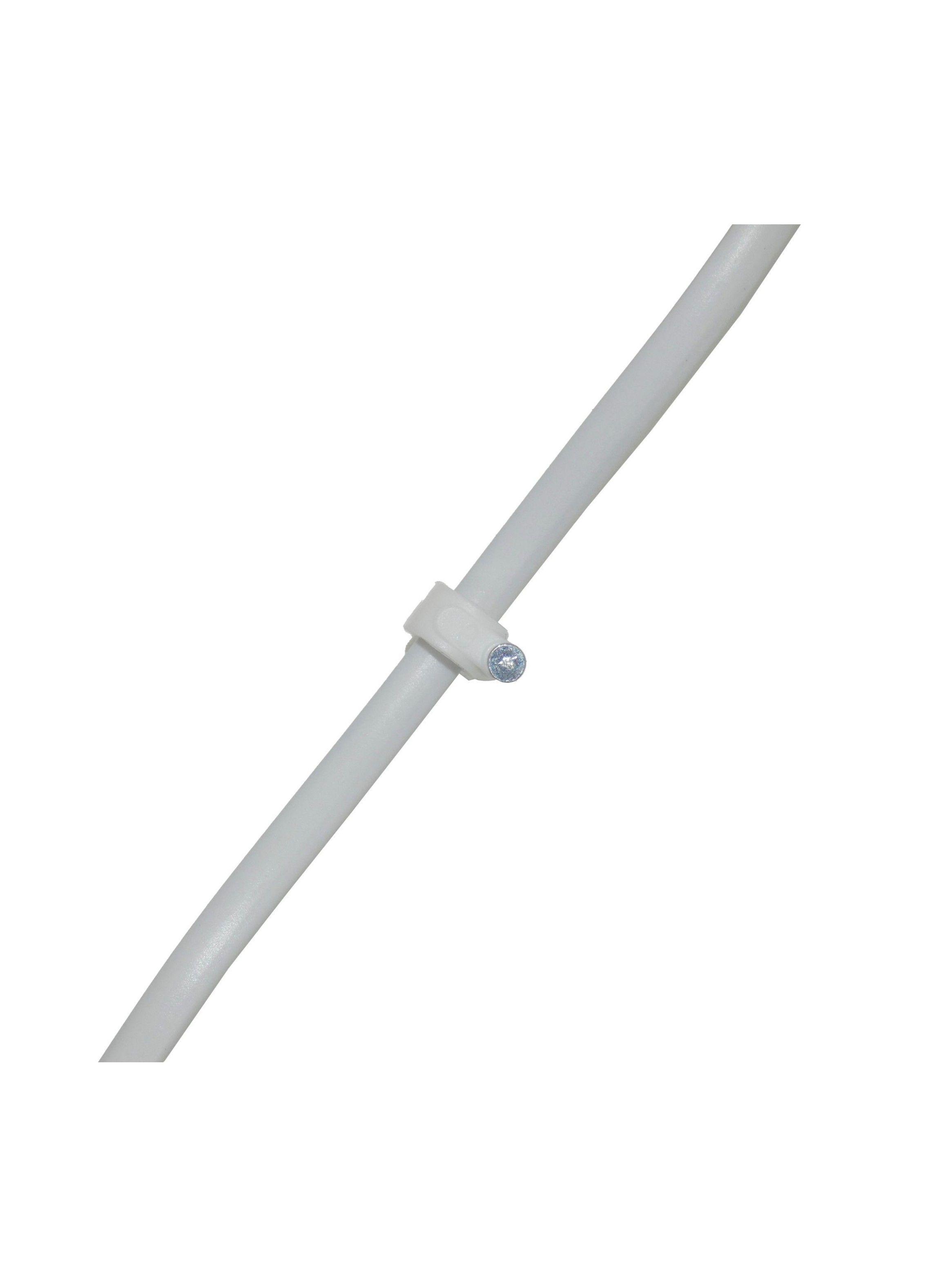 Pack de 25 grampas Cable Pin Telefónico Blanco Macrotel-2