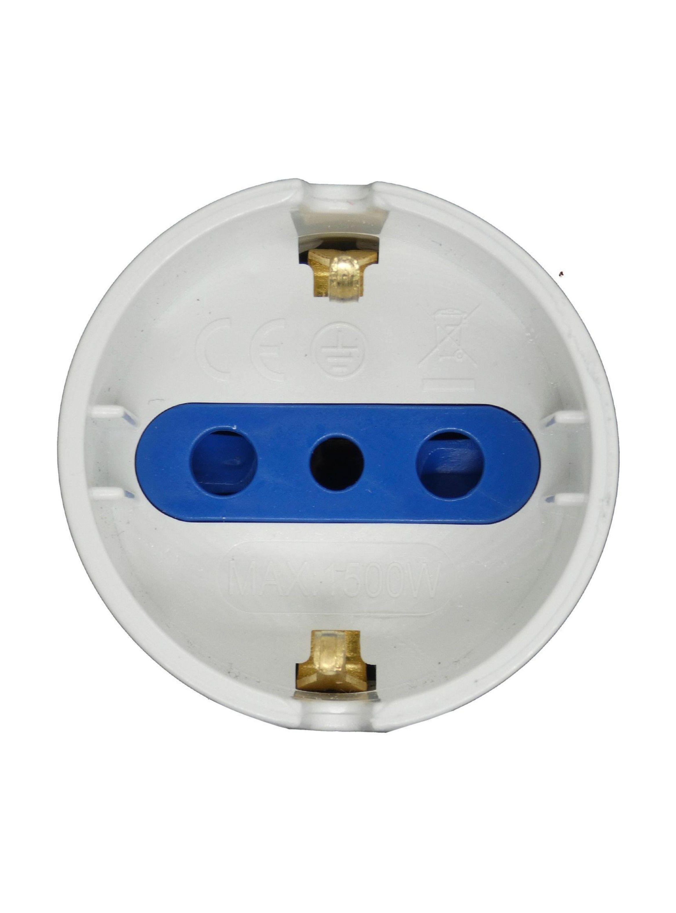 Enchufe Schuko con proteccion Philco Sello Sec-2