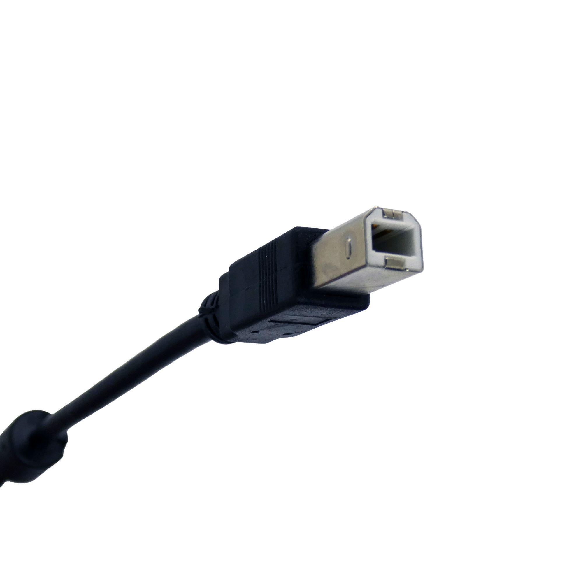 Cable Usb Tipo A A Tipo B negro 1,8 mts Philco-2