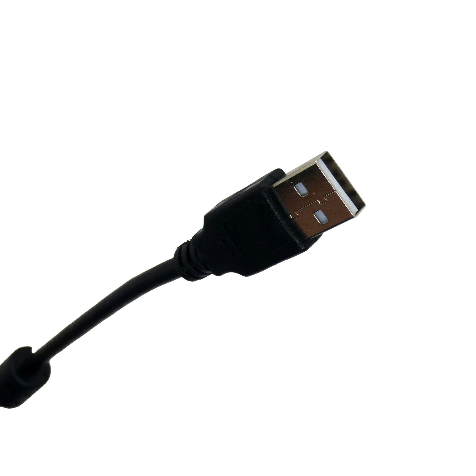 Cable Usb Tipo A A Tipo B negro 1,8 mts Philco-3