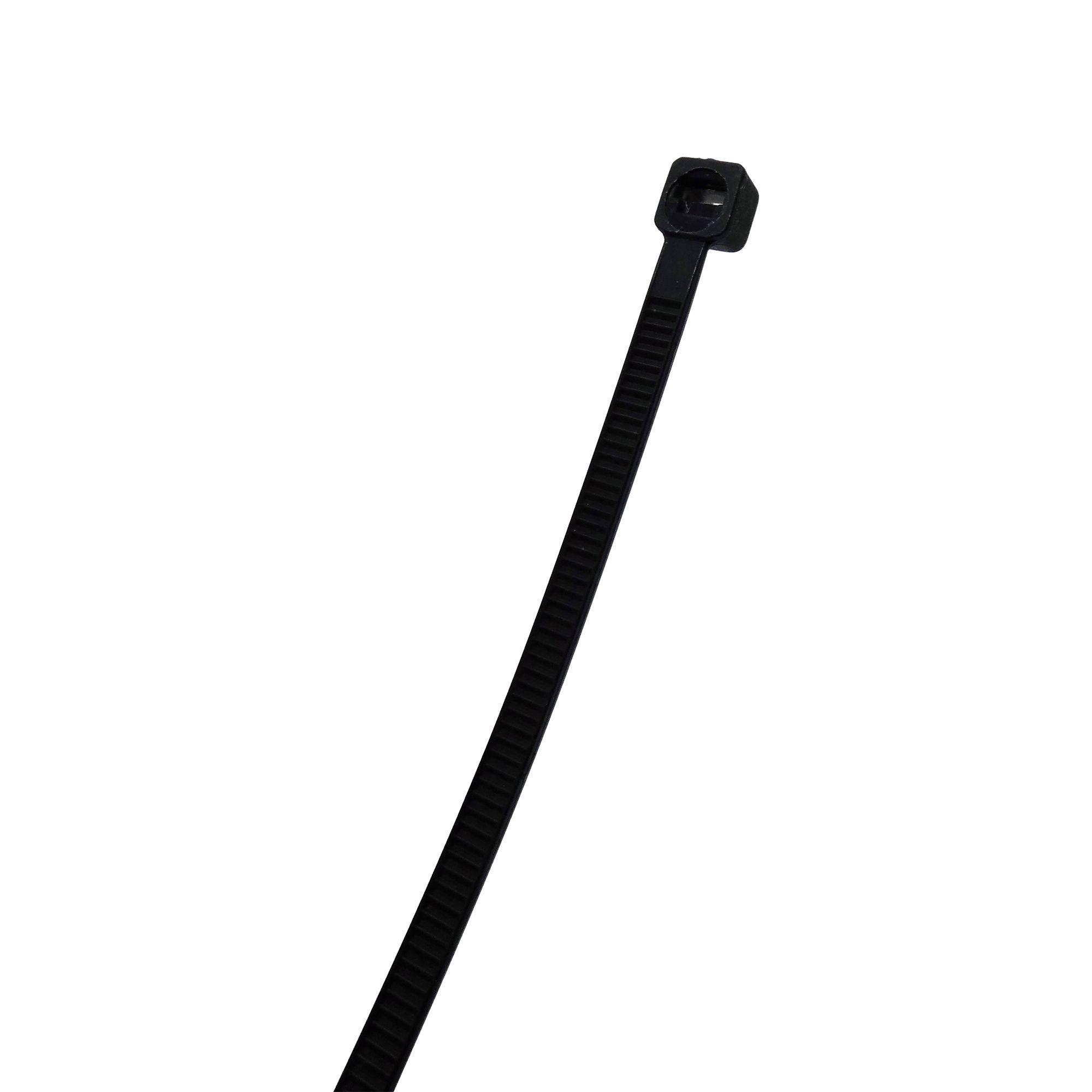 Amarras Plásticas Negra 250x3mm 25 Unidades Macrotel-1