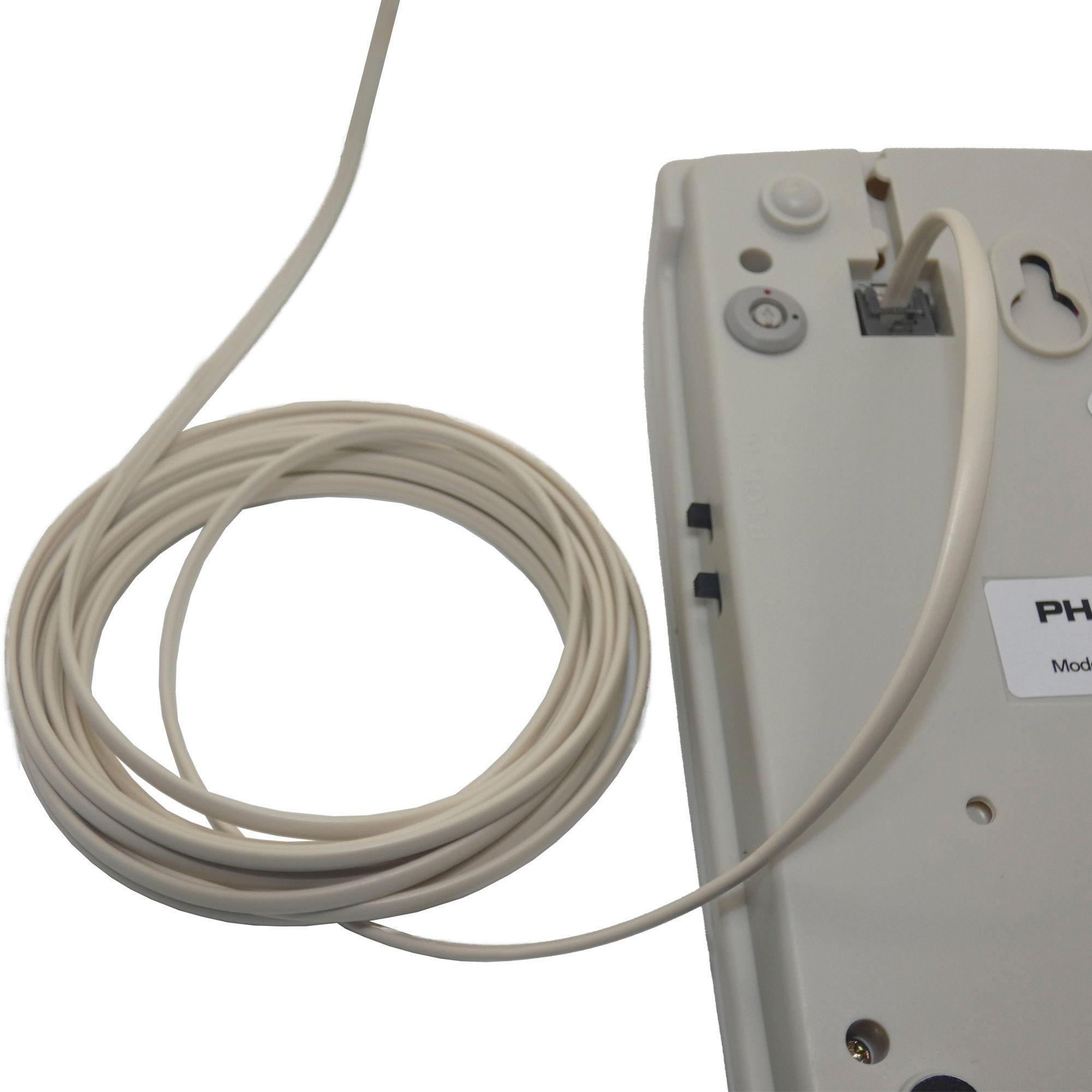 Cable Extensión De Teléfono marfil macrotel De 5 Metros-2