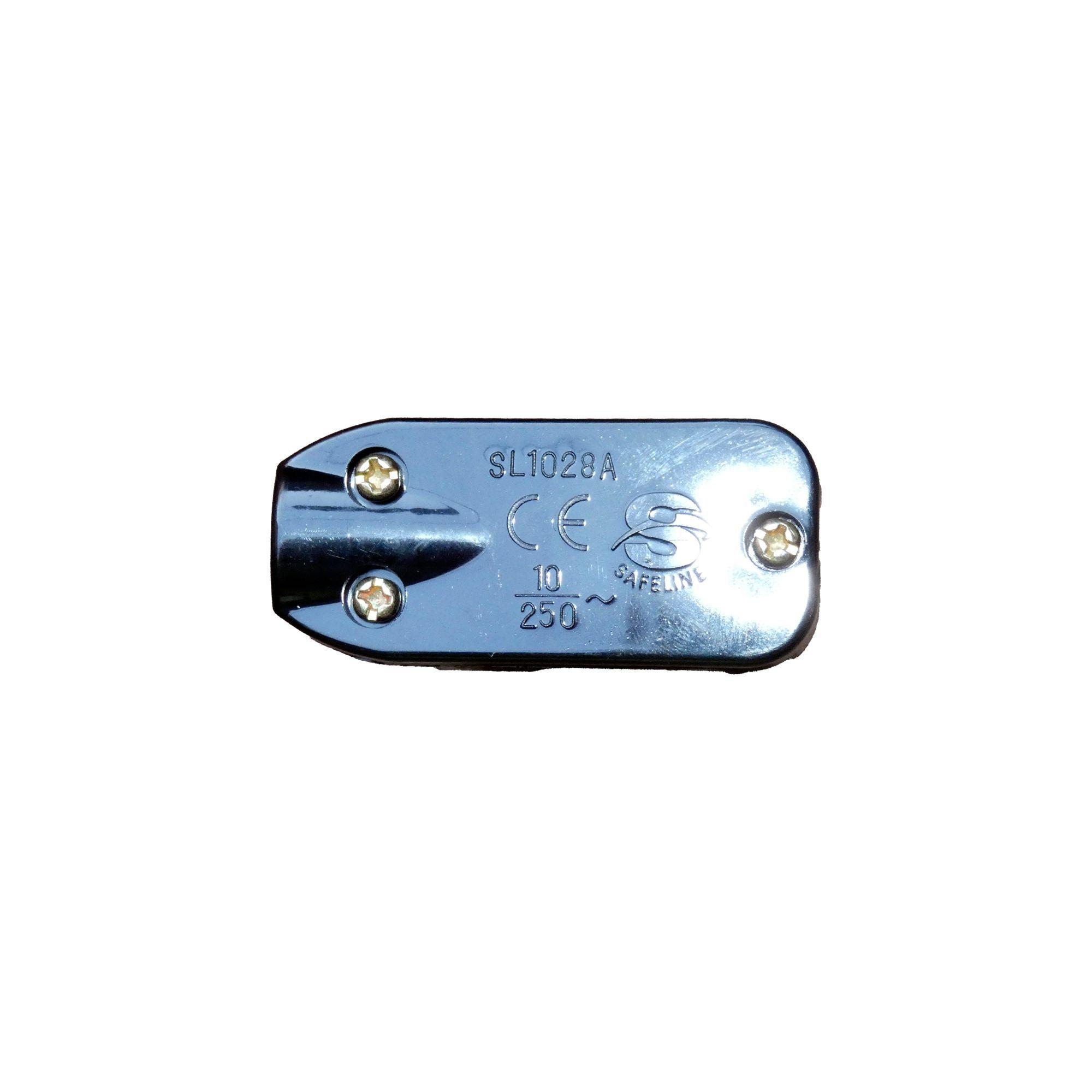 Enchufe Macho Horizontal Negro 1500w Philco - Sello Sec-2