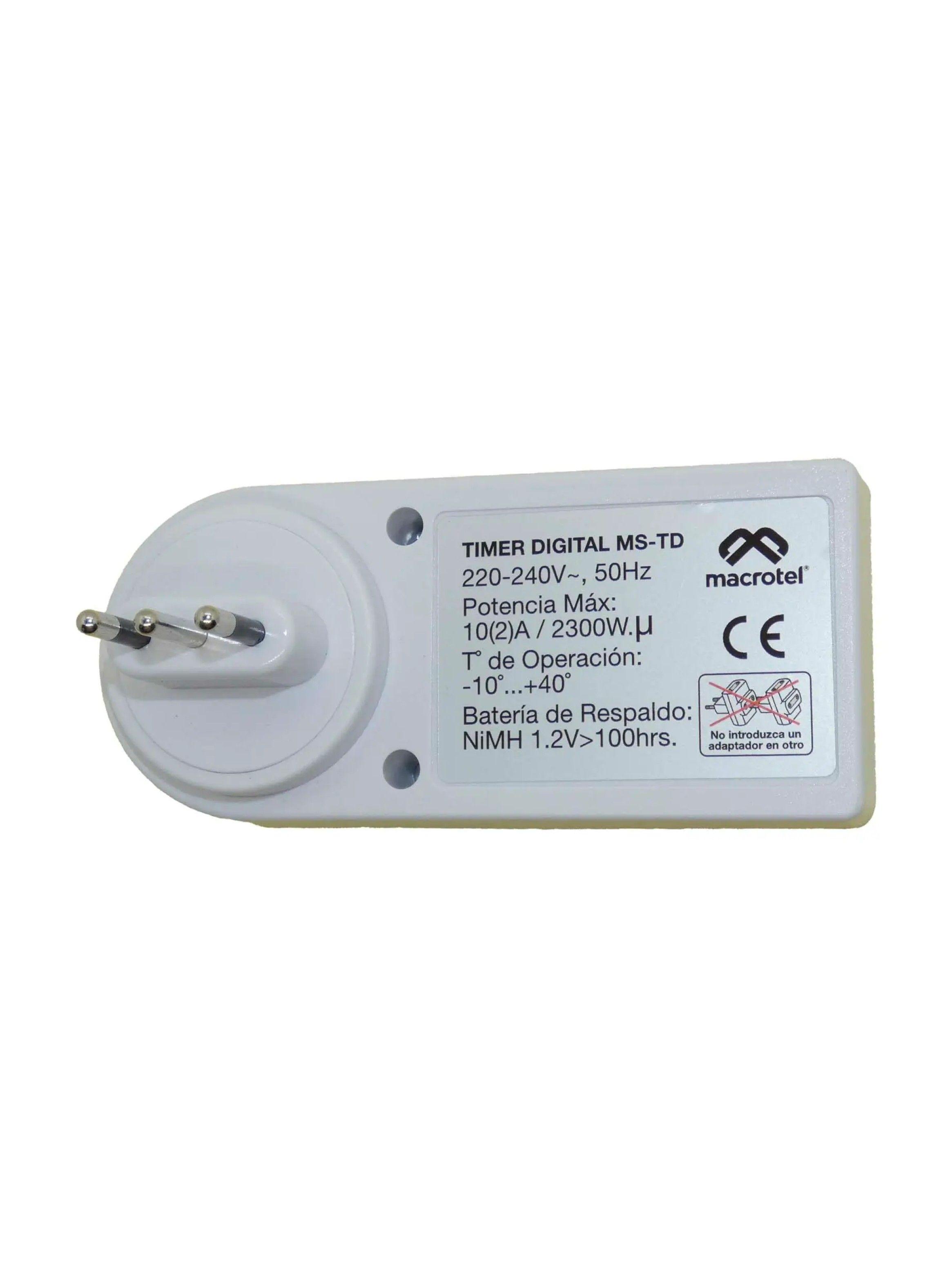 Temporizador Digital Eléctrico Macrotel - Diario / Semana-2