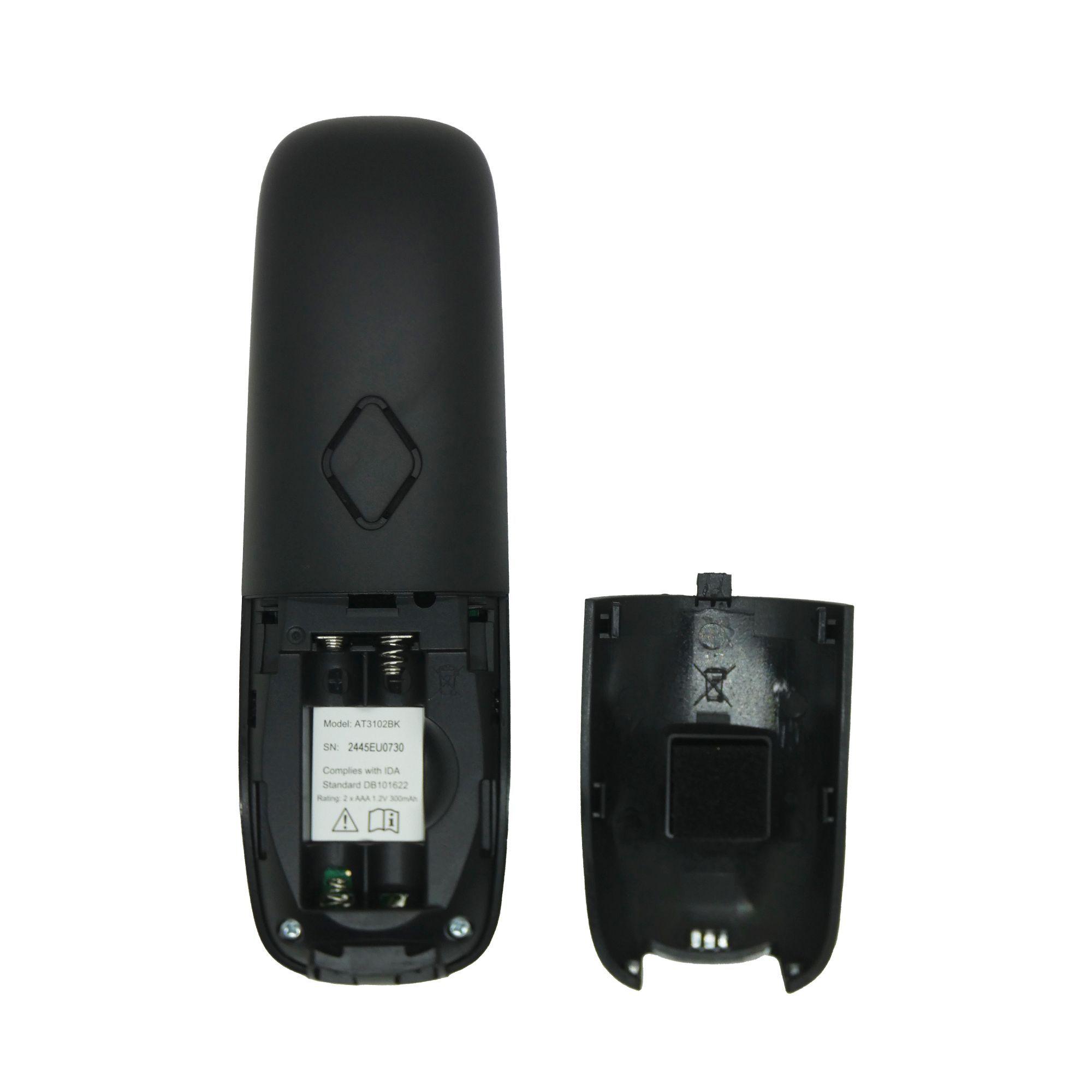 Teléfono Fijo con visor y altavoz negro uniden-2