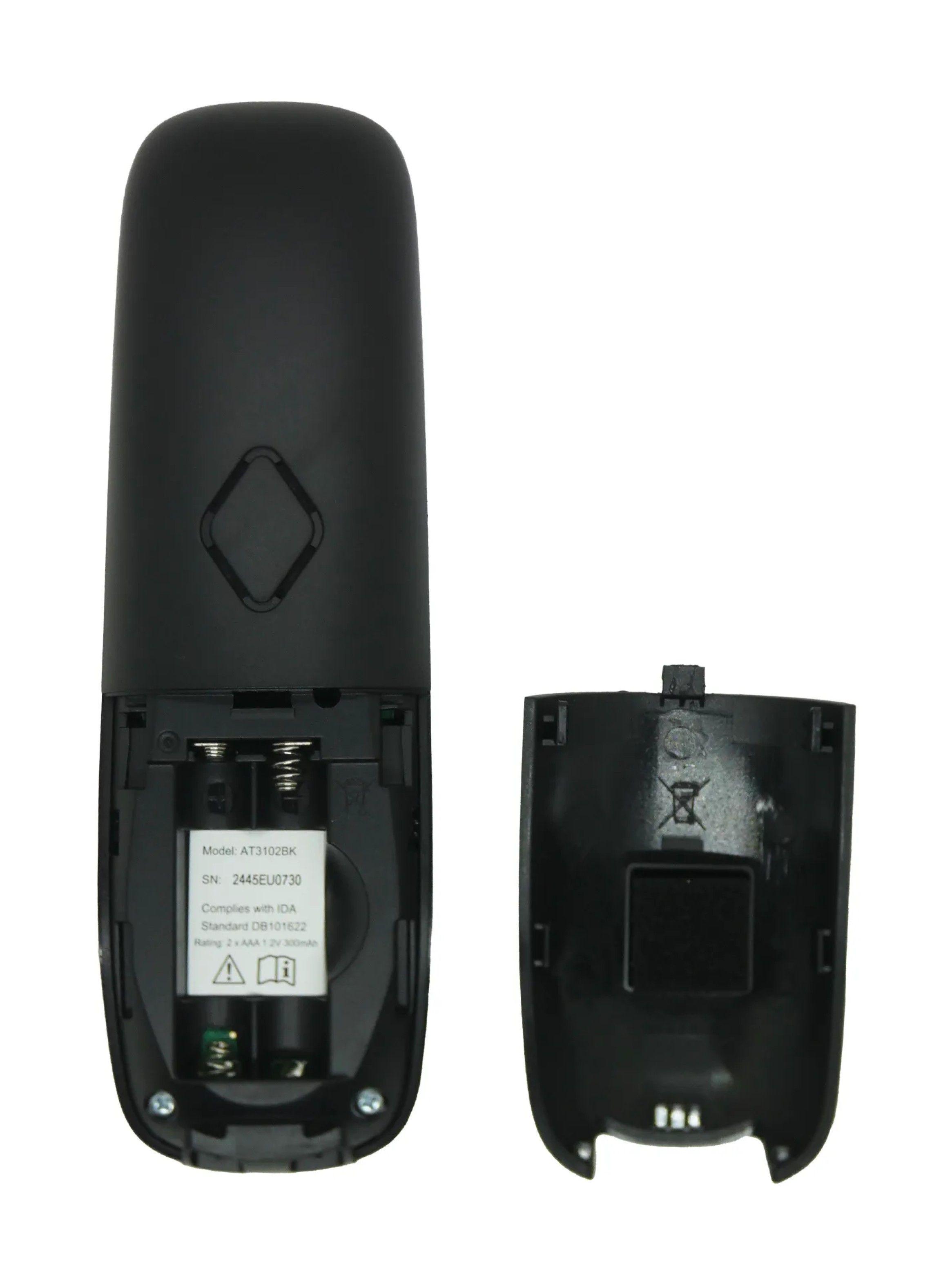 Teléfono Fijo con visor y altavoz negro uniden-2