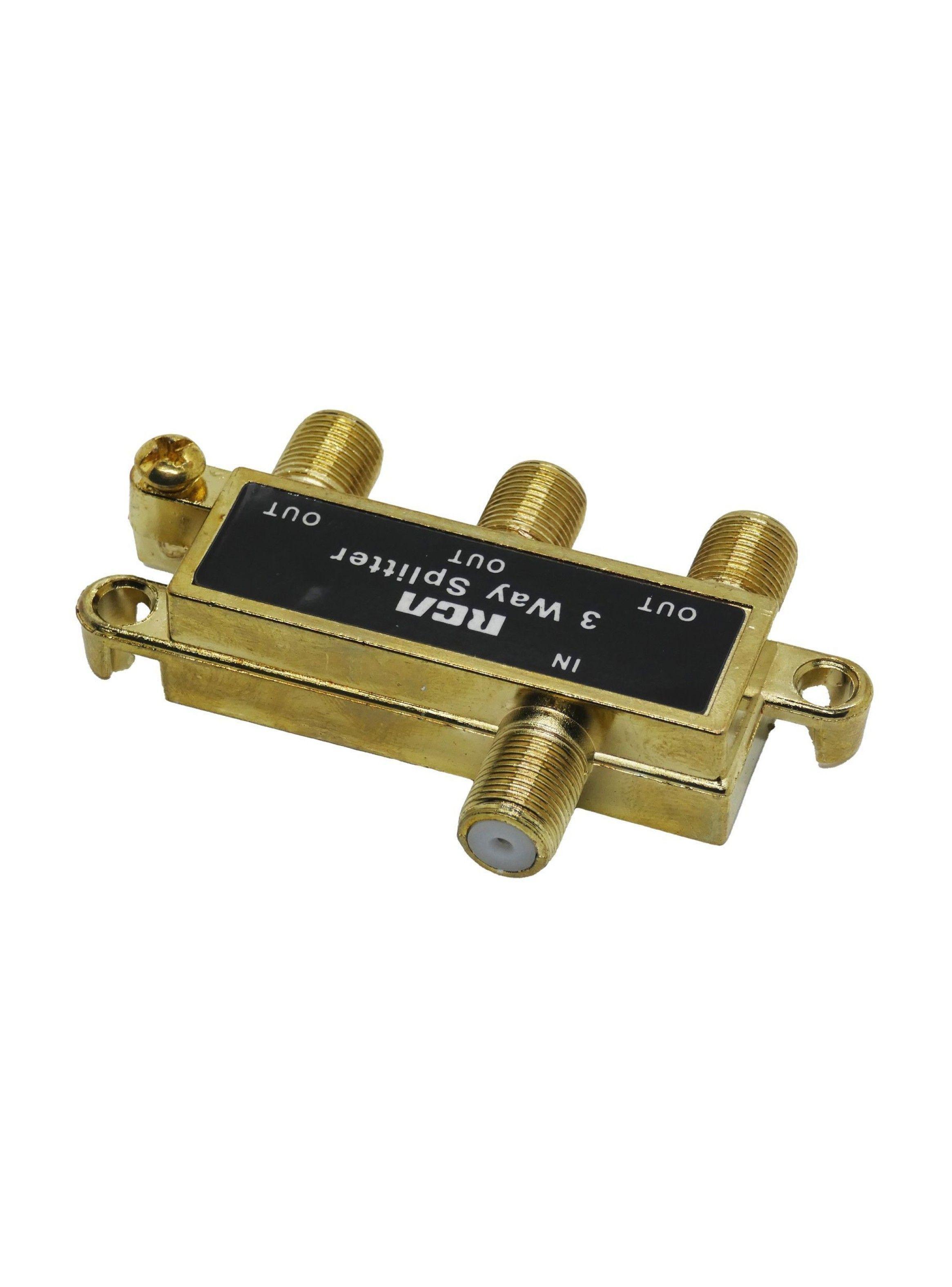 Splitter Coaxial 1x3 Rca - Tv / Cable-2