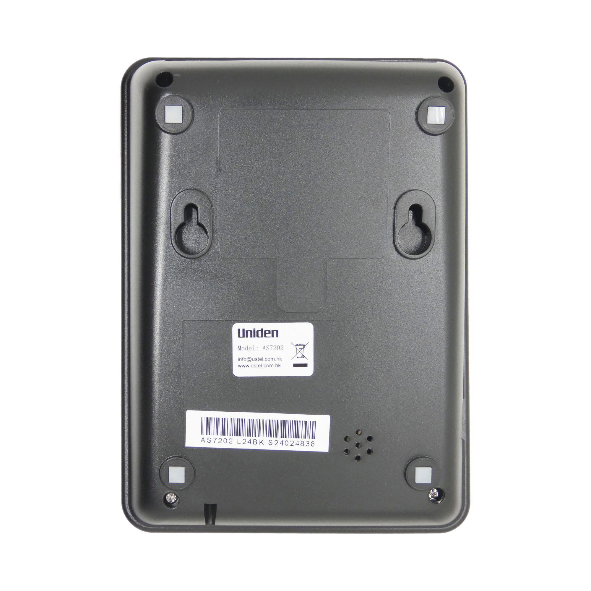 Teléfono Fijo De Sobremesa Negro Uniden-4