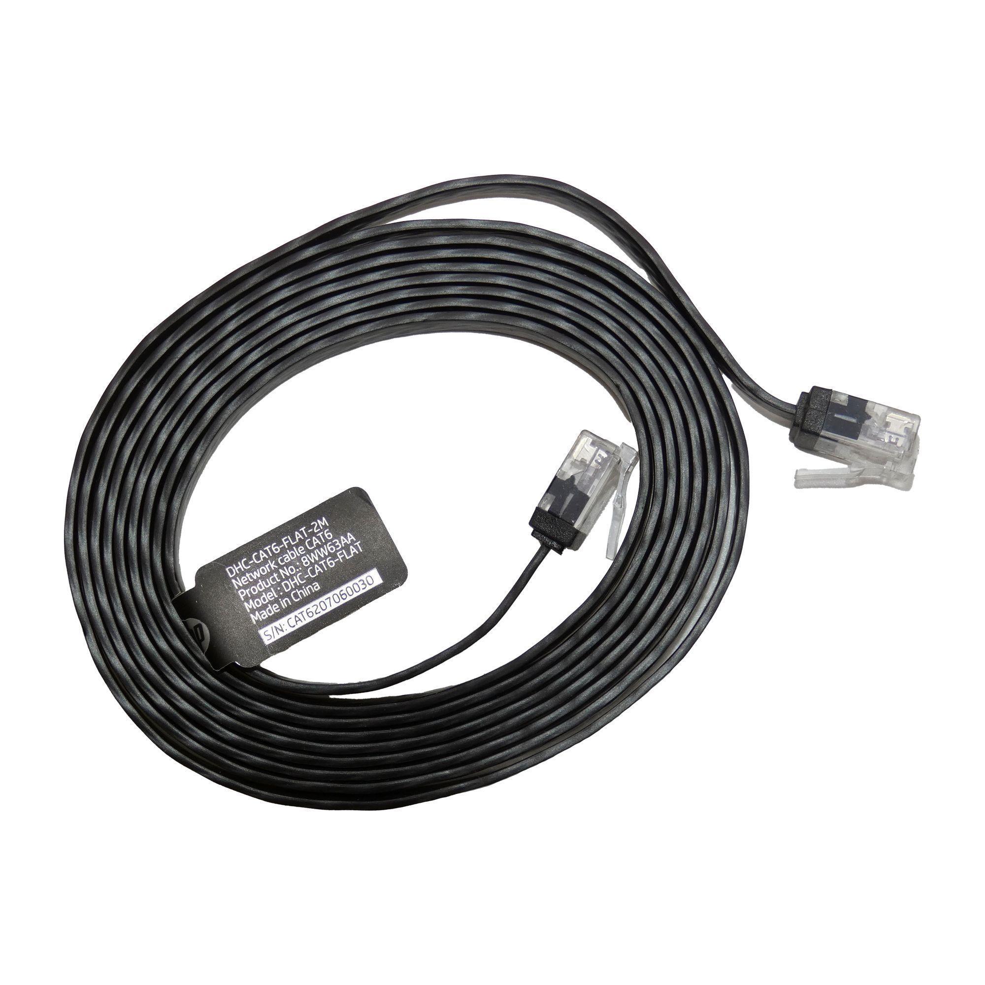 Cable De Red Hp flat 2 Metros - Cat6 - 1 Gigabit Ethernet / Lan-0