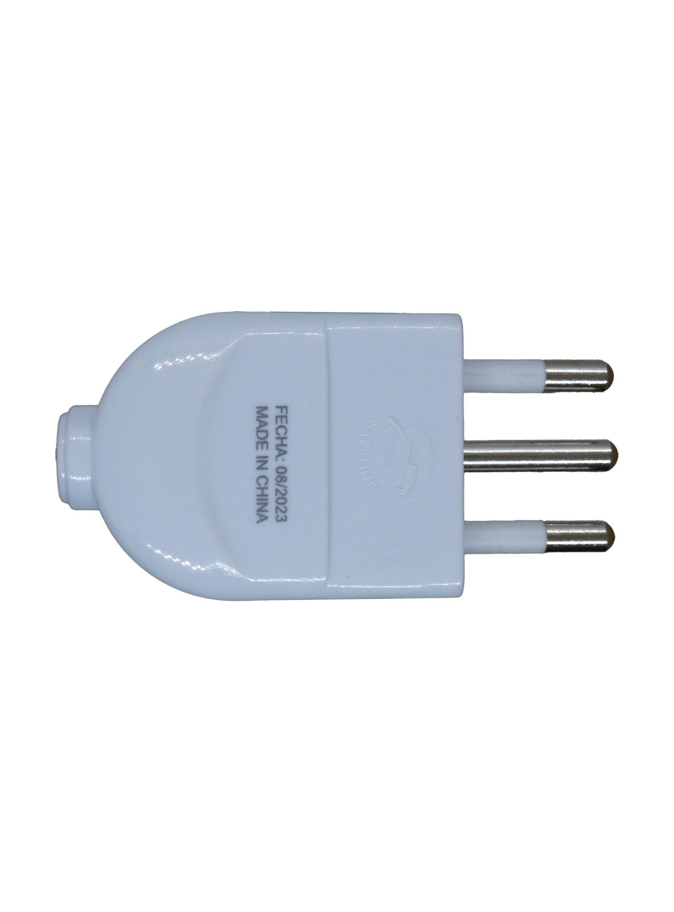 Enchufe Macho Blanco Macrotel - 1500w - Sello Sec-0