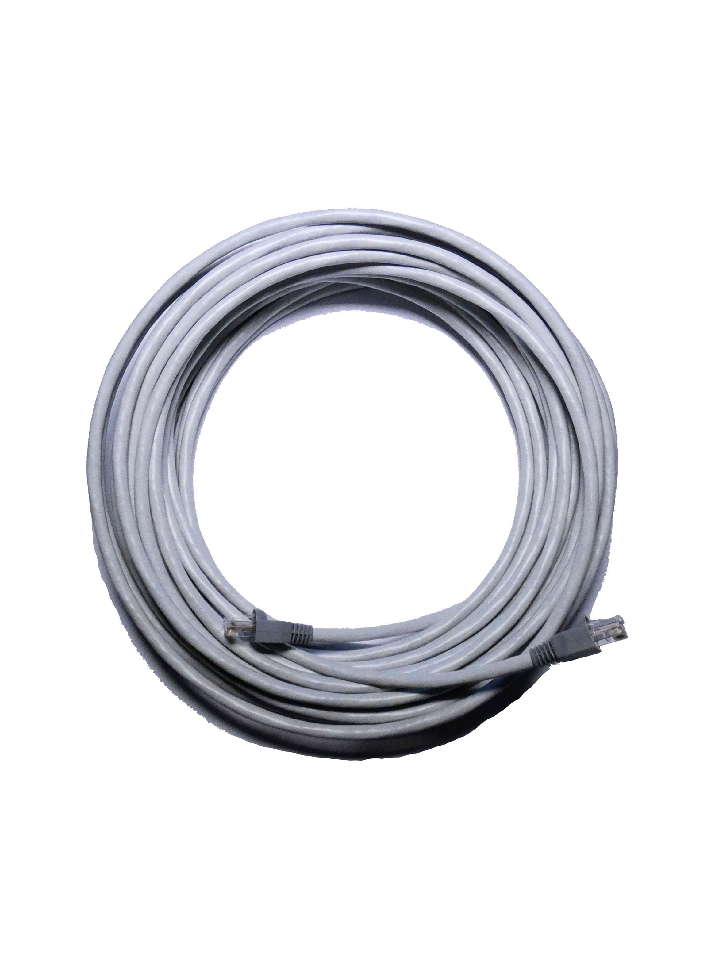 Cable De Red 15 Metros Trimerx Gris Cat6 Utp Rj45 100% Cobre-0