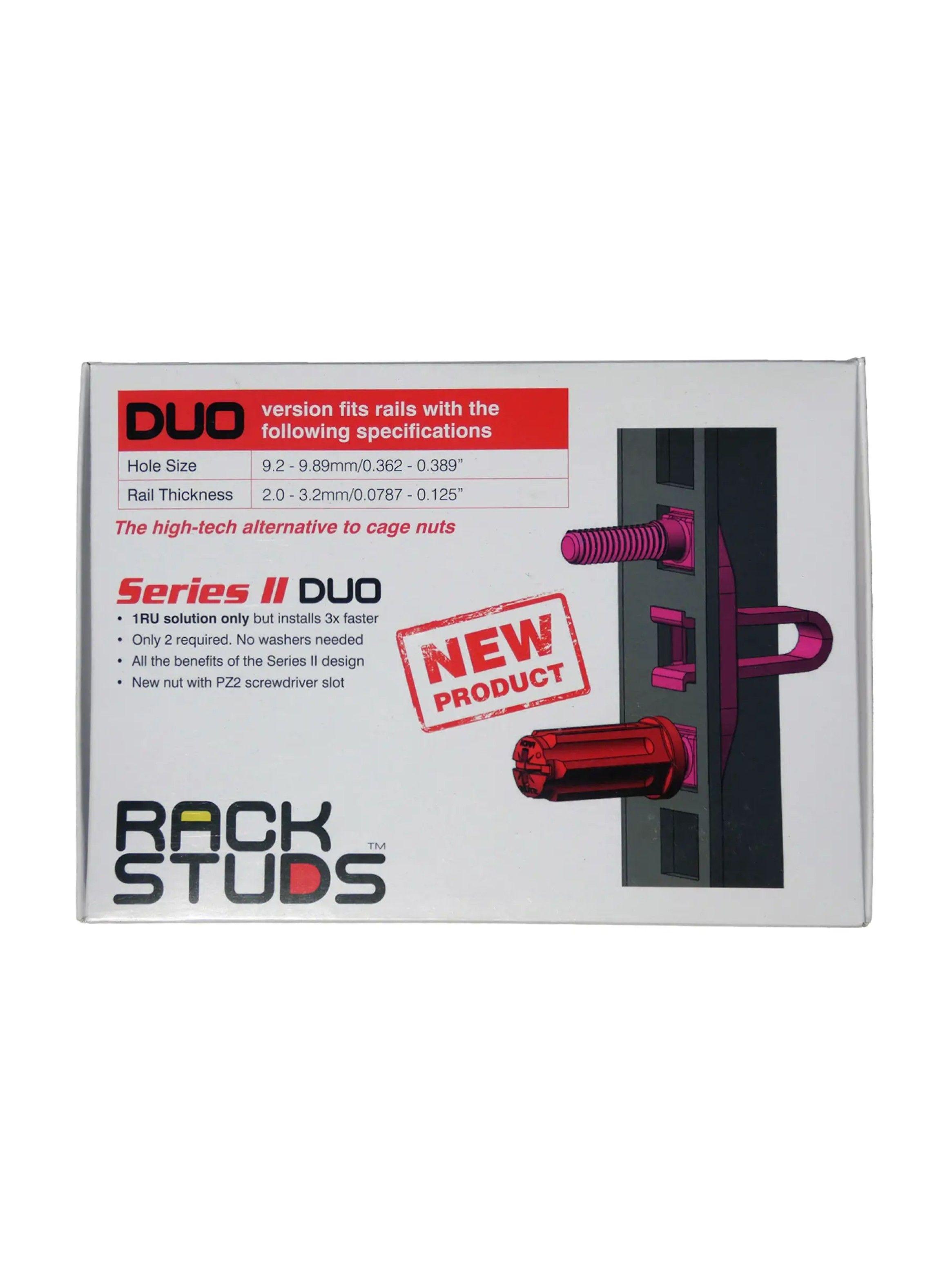 Paxk 50 Tuerca Rackstuds Duo Series Ii - Cage Nuts-0