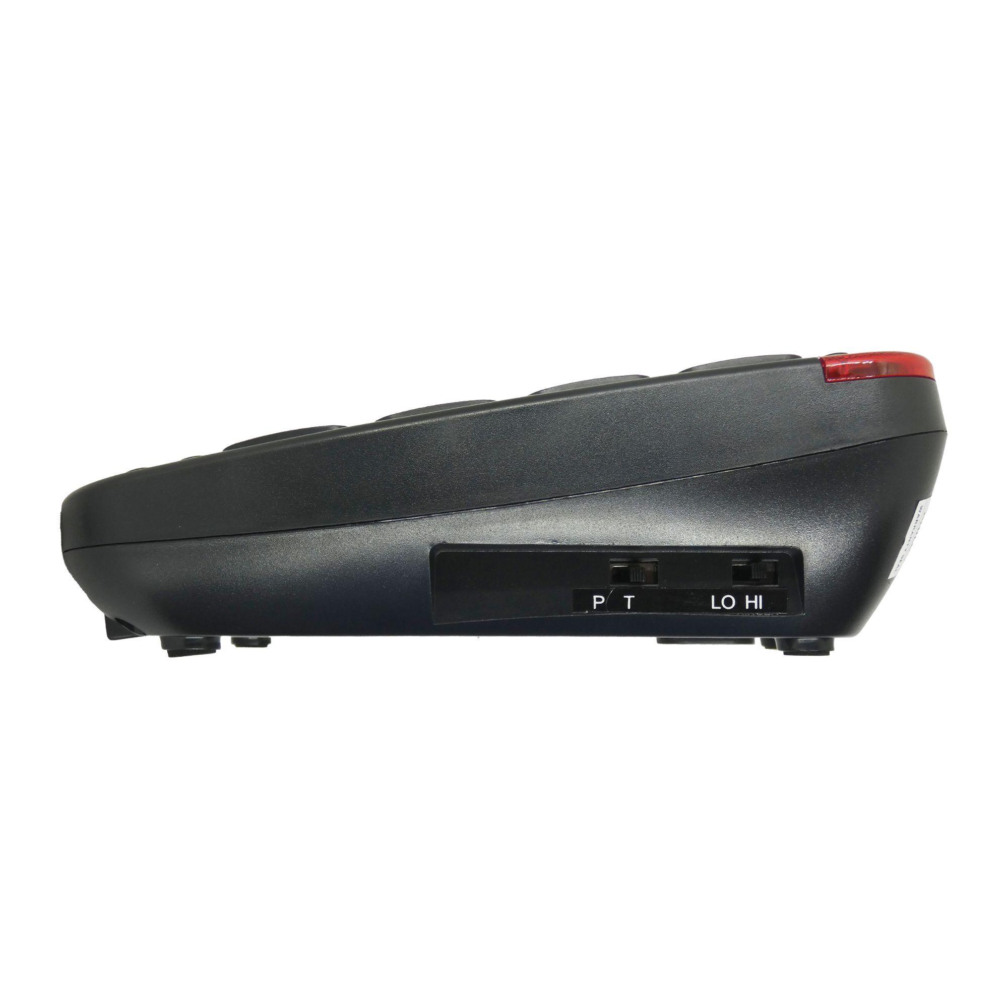 Teléfono Fijo De Sobremesa Con Número Grande Negro Philco-3