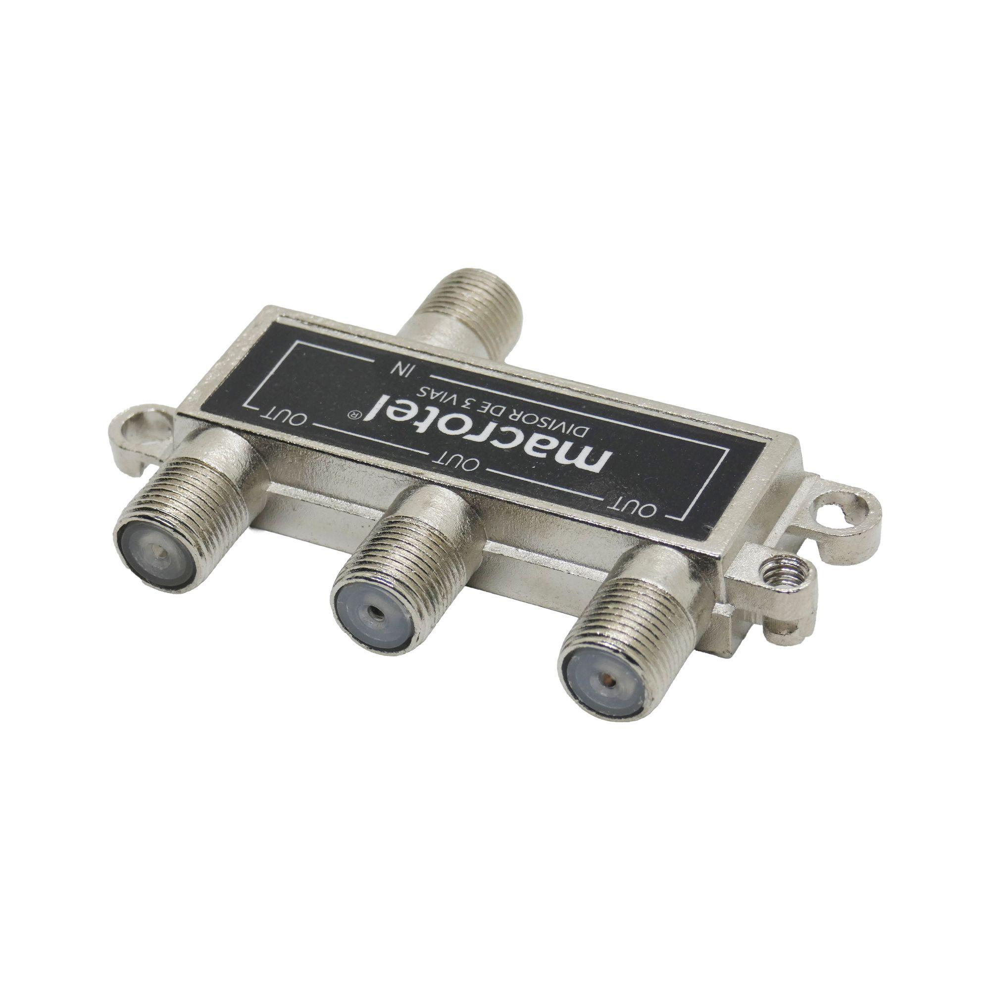Splitter Coaxial 1x3 Tv Y Cable Macrotel-2