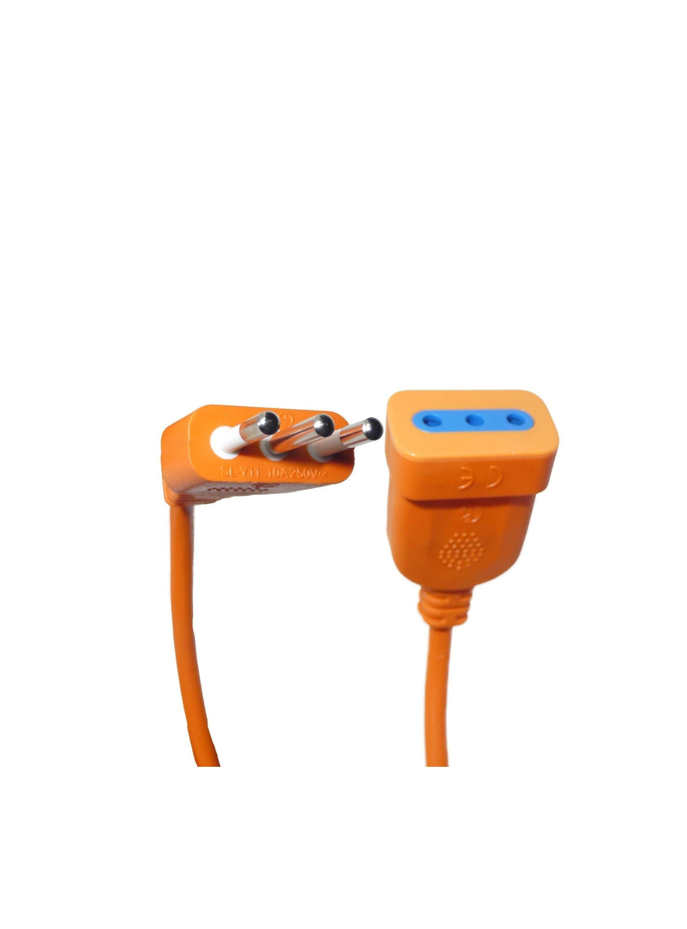Alargador Eléctrico Naranjo 20 m Macrotel - Sello Sec-1