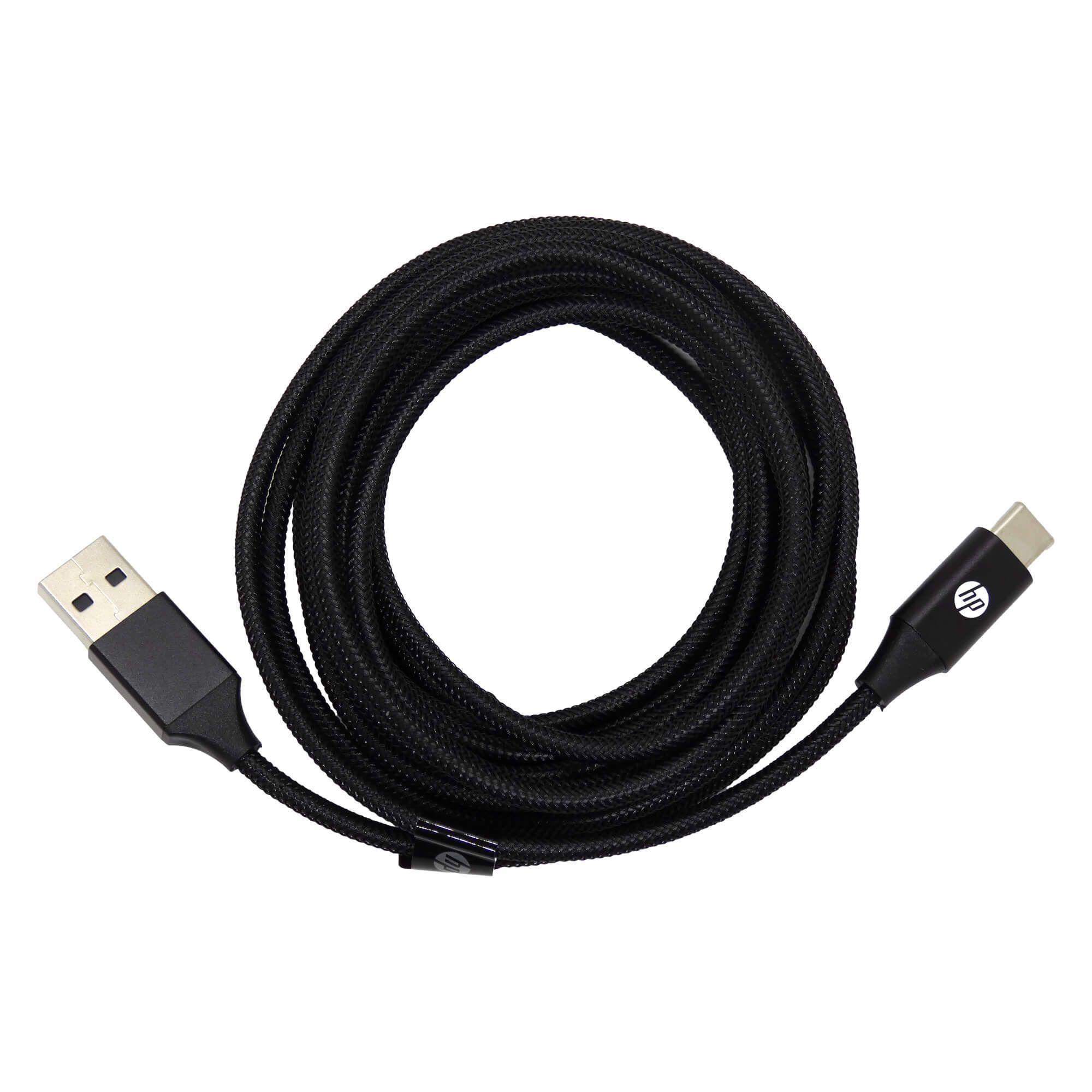 Cable Usb Tipo-a A Tipo-c hp 3 m Negro-0
