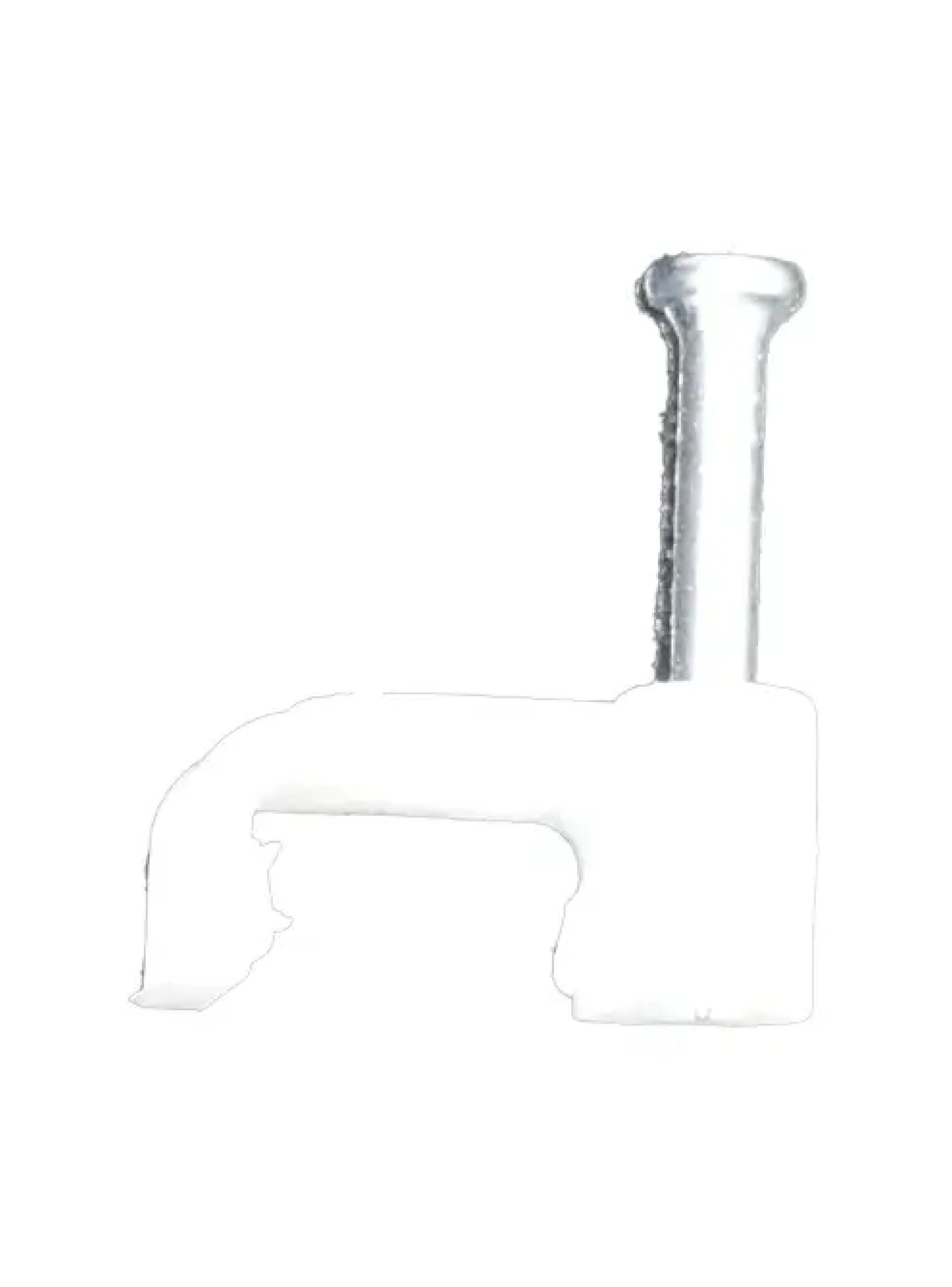 pack 10 grampas Cable Caleco 3x1mm Blanca Macrotel-1