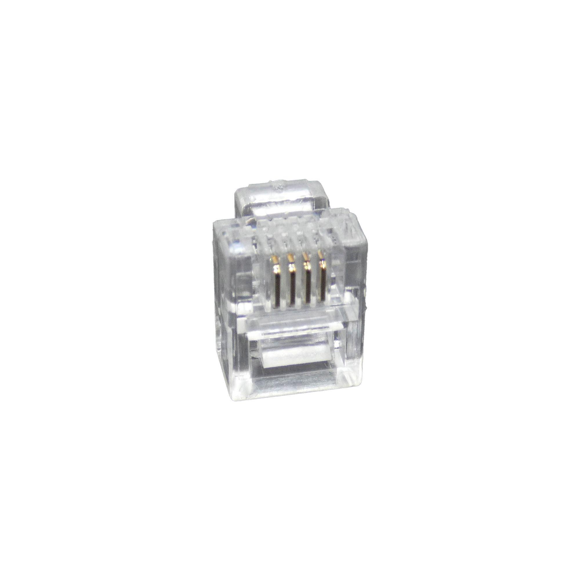 Pack De 4 Conectores Rj11 Macrotel - Telefonía Fija-2