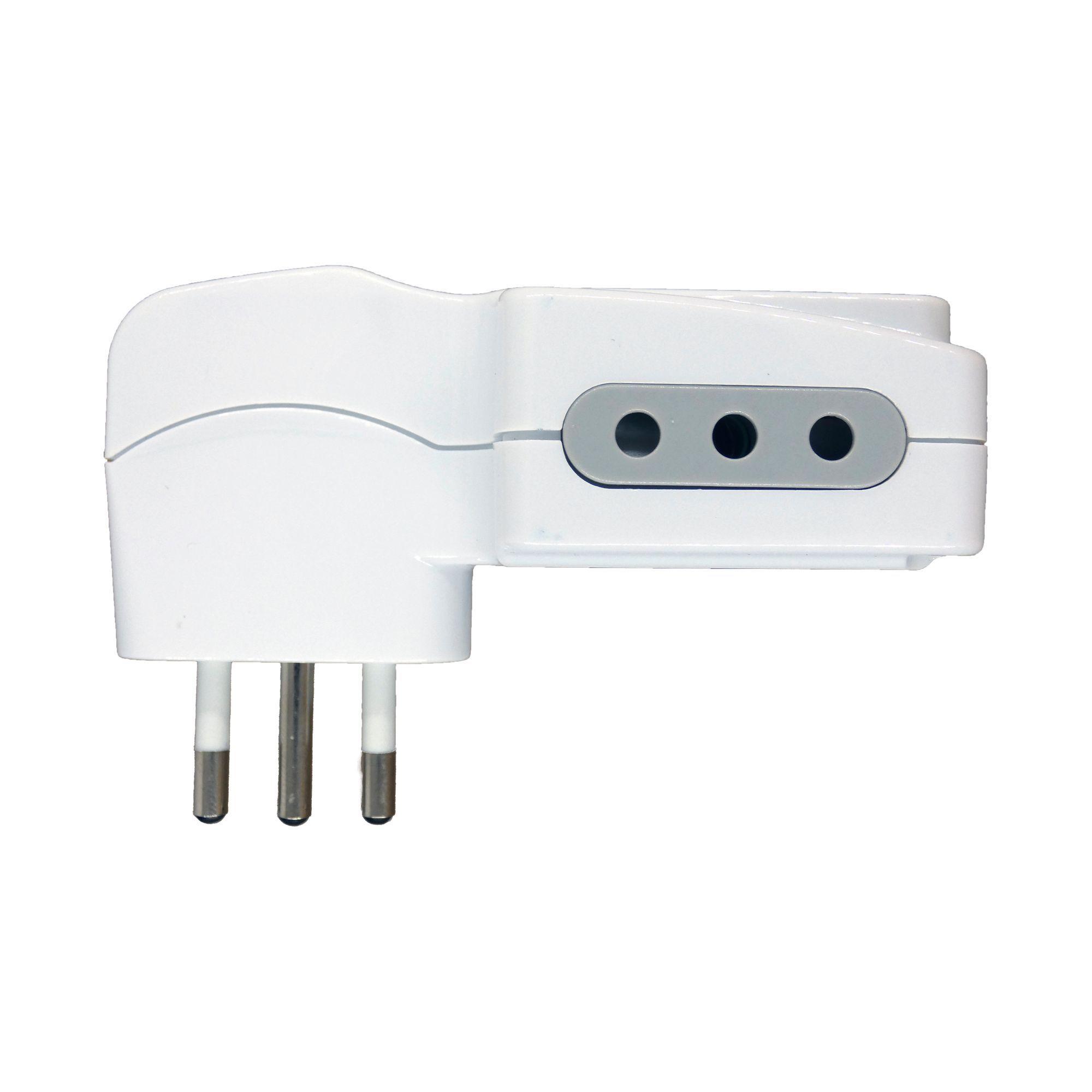 Enchufe Adaptador Triple Con Switch Macrotel - Sello Sec-2