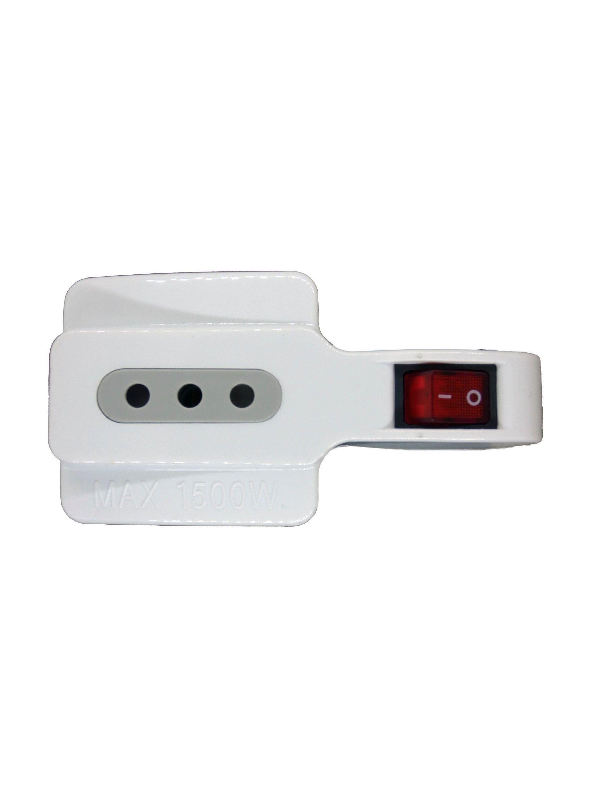 Enchufe Adaptador Triple Con Switch Macrotel - Sello Sec-0
