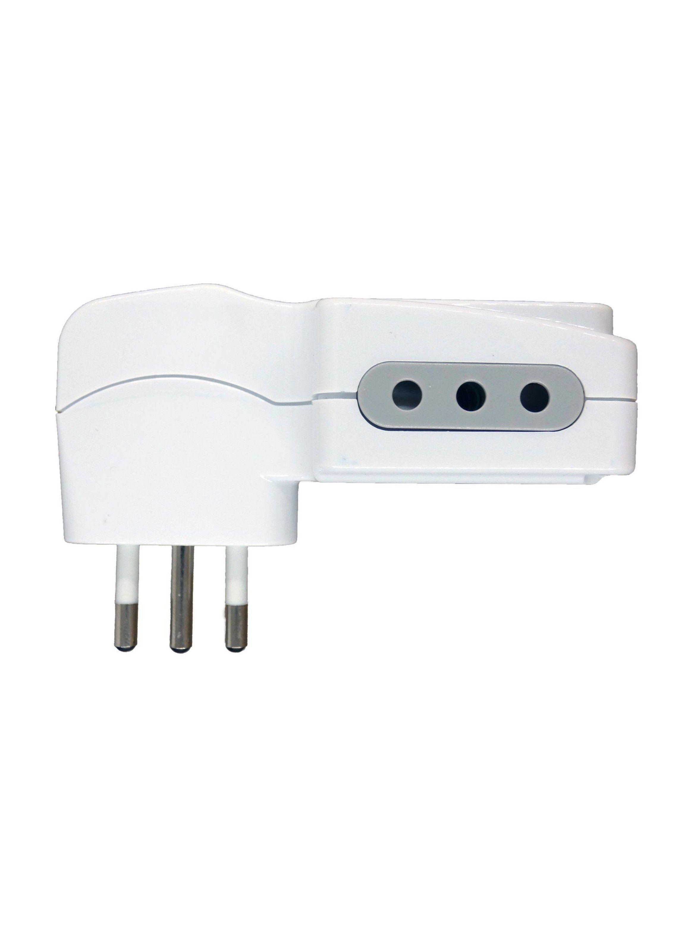 Enchufe Adaptador Triple Con Switch Macrotel - Sello Sec-2