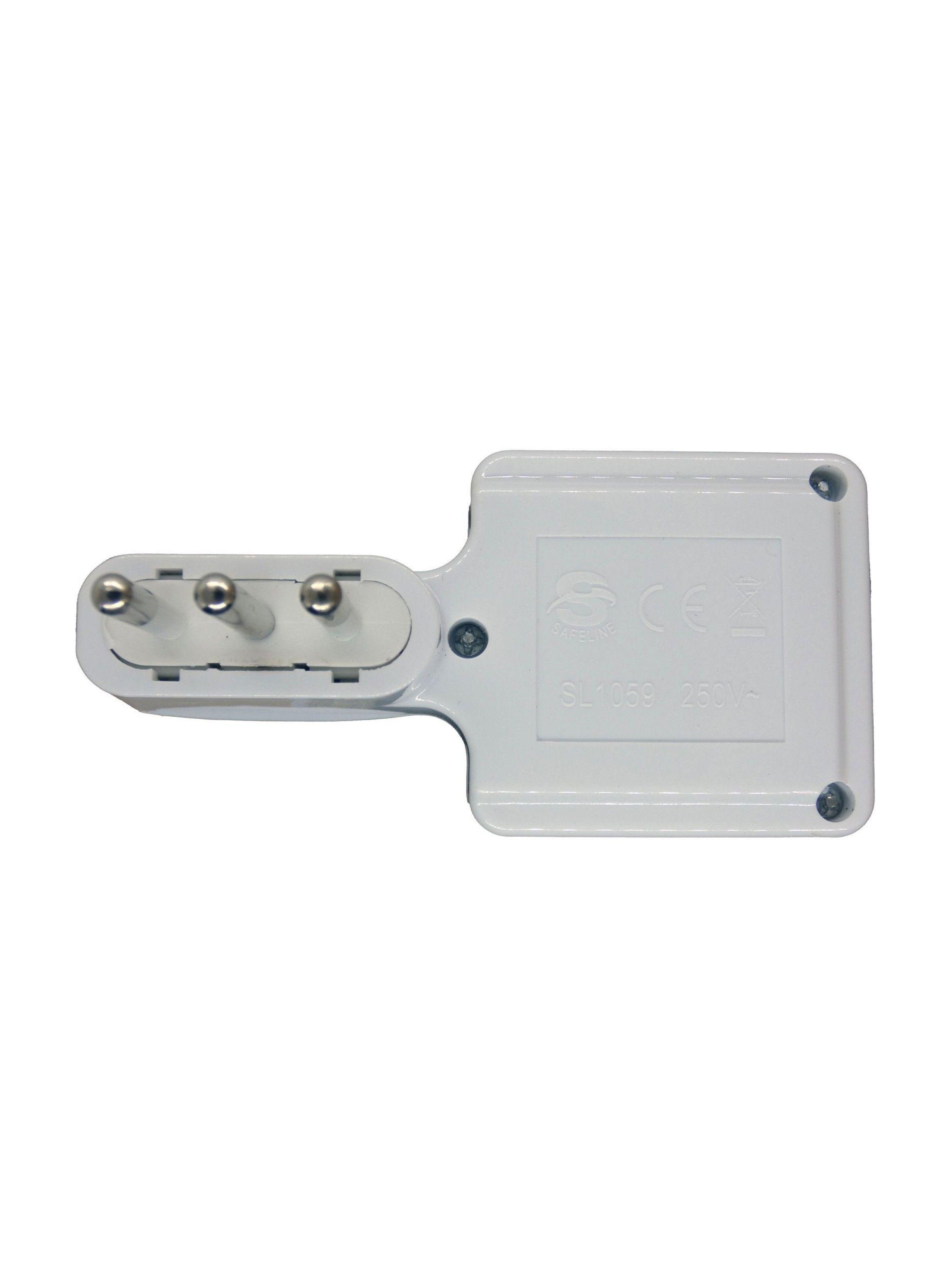 Enchufe Adaptador Triple Con Switch Macrotel - Sello Sec-3