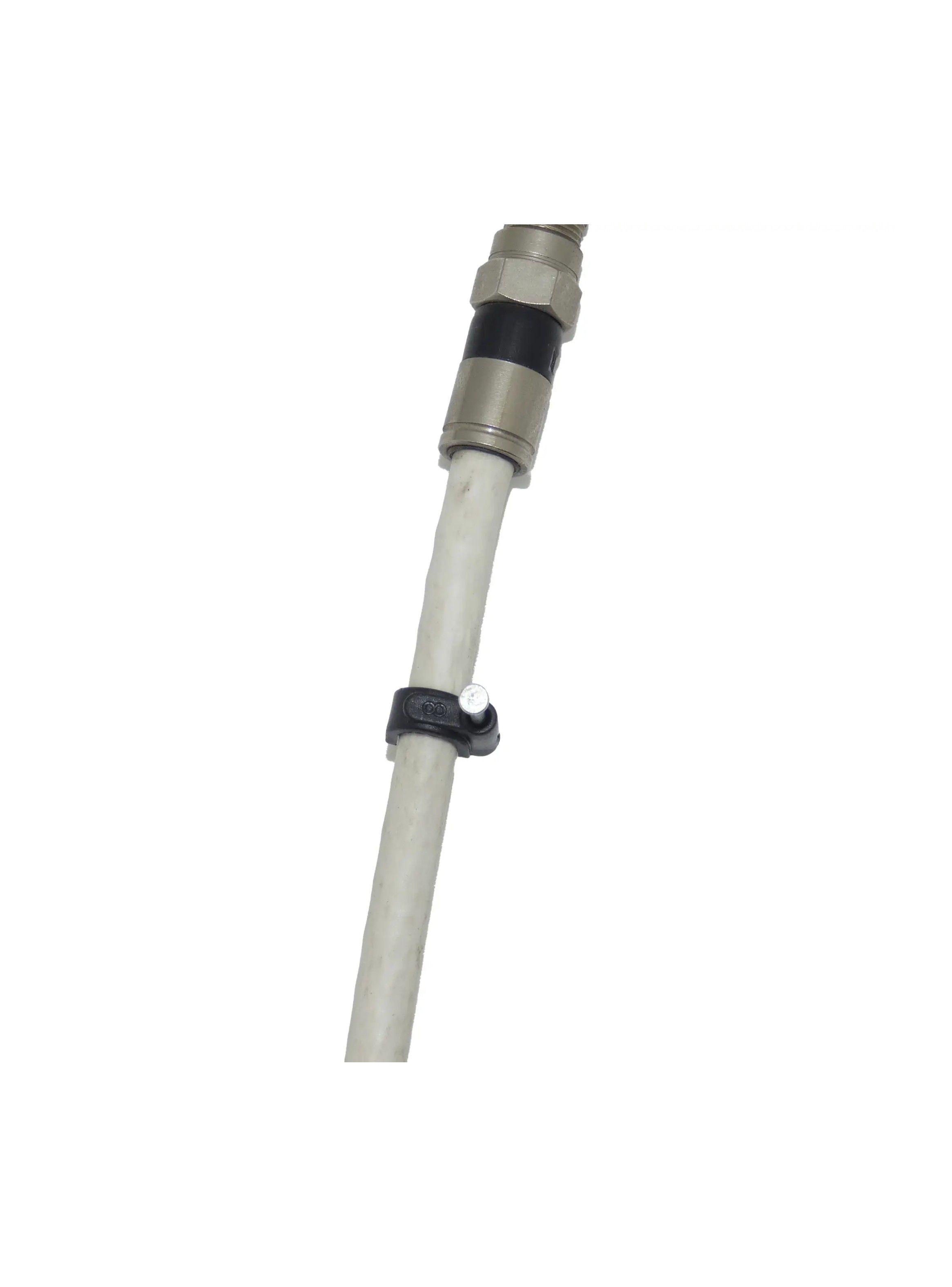 Pack 25 grampas Cable Coaxial Rg59/6 8mm Negro Macrotel-2