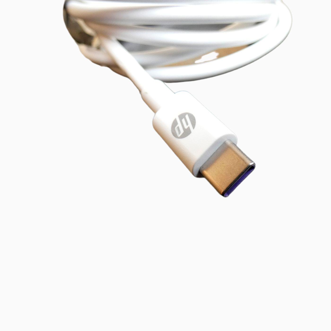 Cable Usb Tipo-a A Tipo-c HP 2 m blanco-2