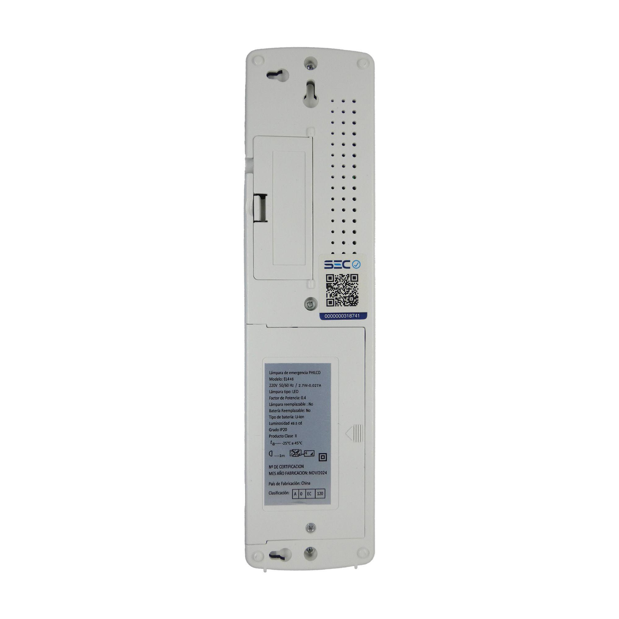 Lampara De Emergencia 30 Led Recargable Philco-2