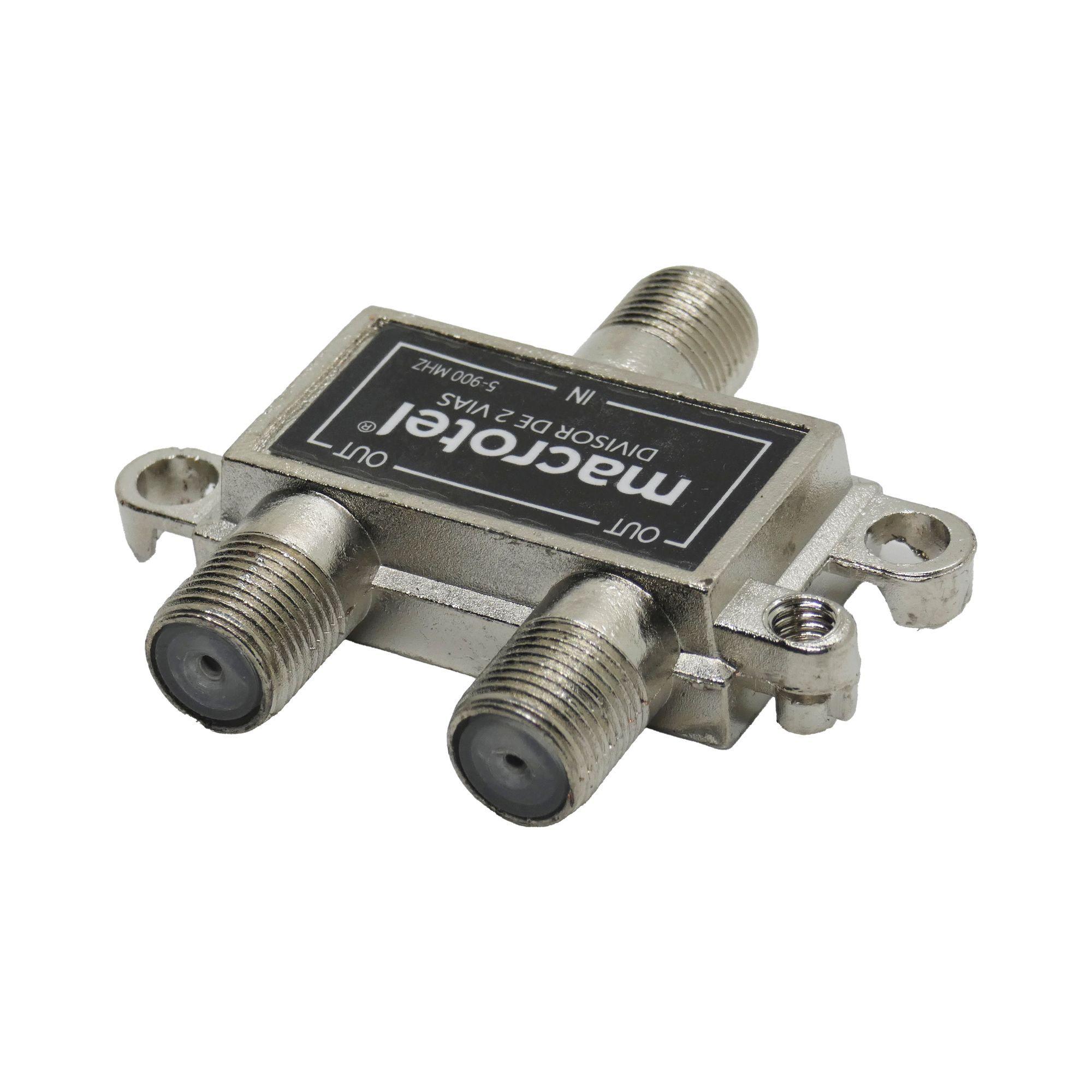 Splitter Coaxial 1x2 Tv Y Cable Macrotel-2