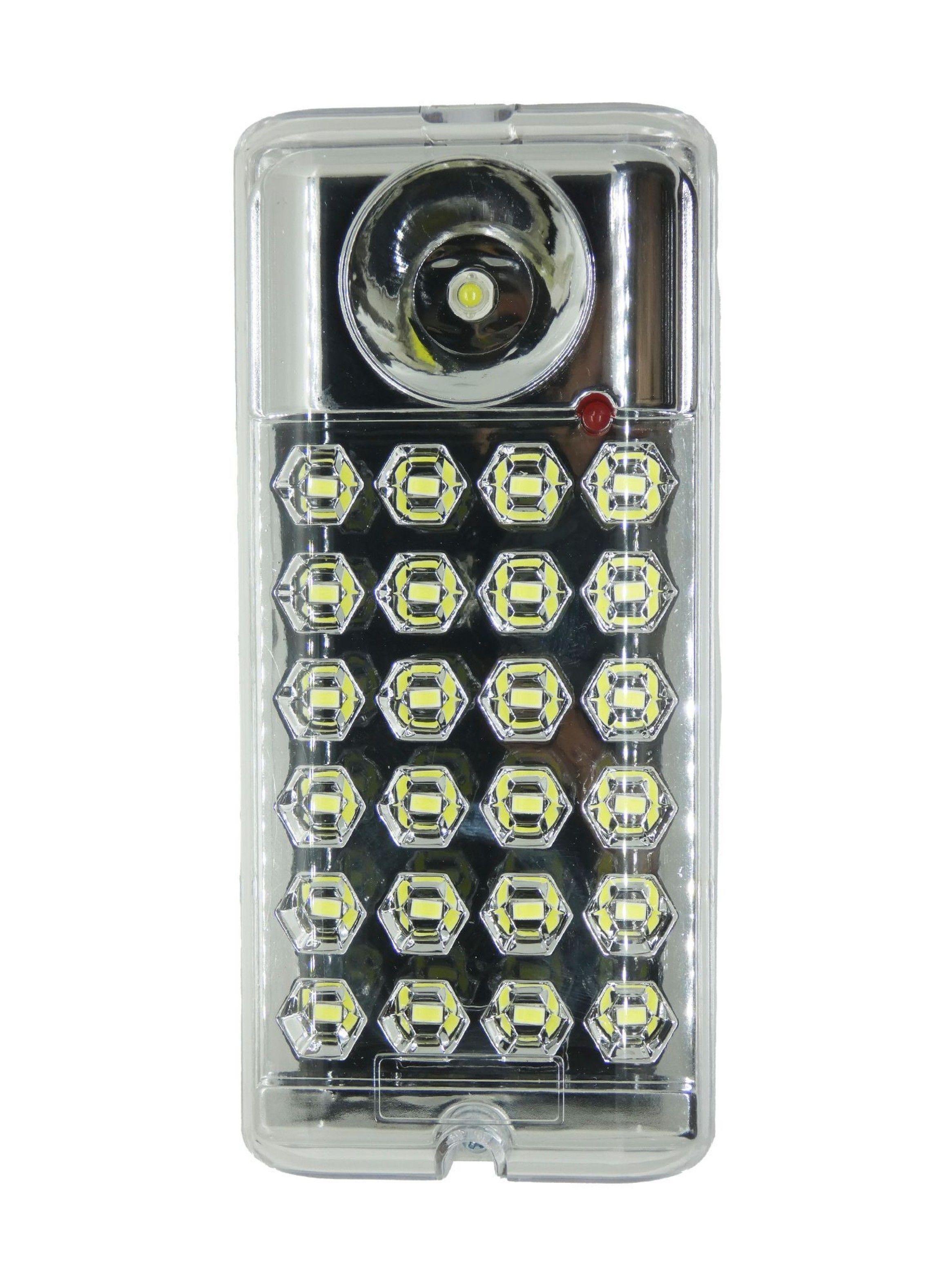 Lampara De Emergencia Led 24 Con Radio Recargable Macrotel-0