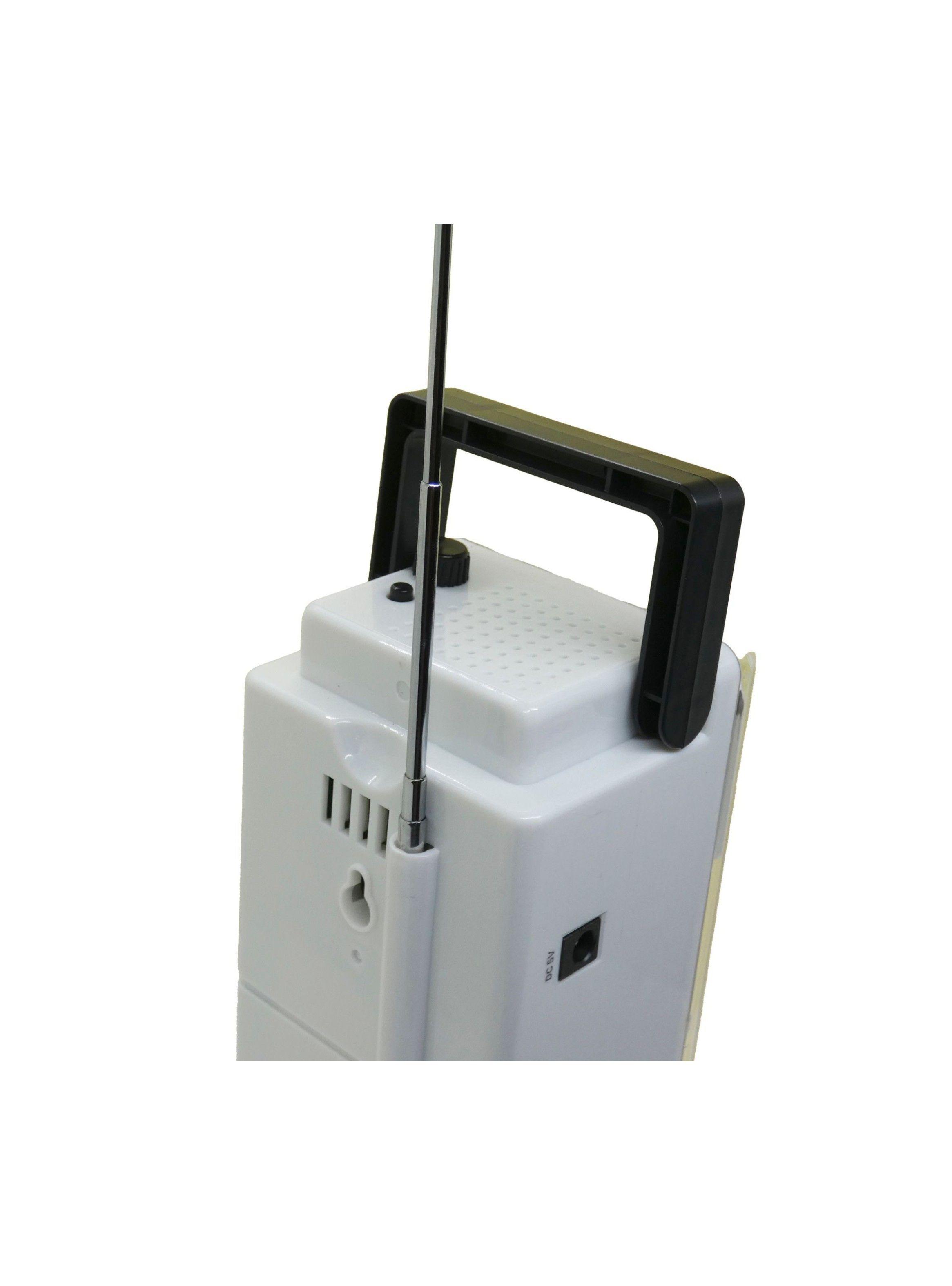 Lampara De Emergencia Led 24 Con Radio Recargable Macrotel-1