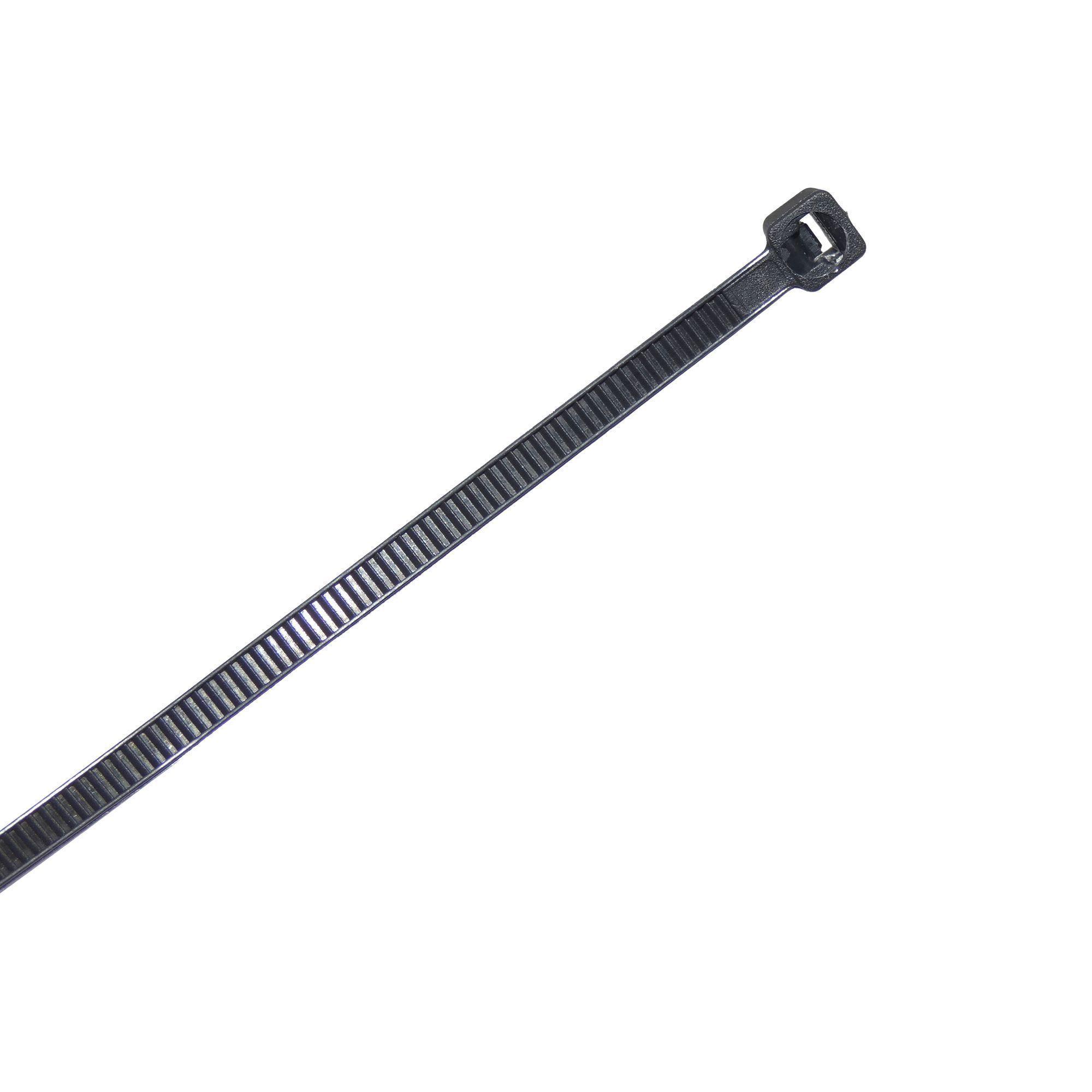 Amarras Plásticas Negra 150x3mm 25 Unidades Macrotel-1