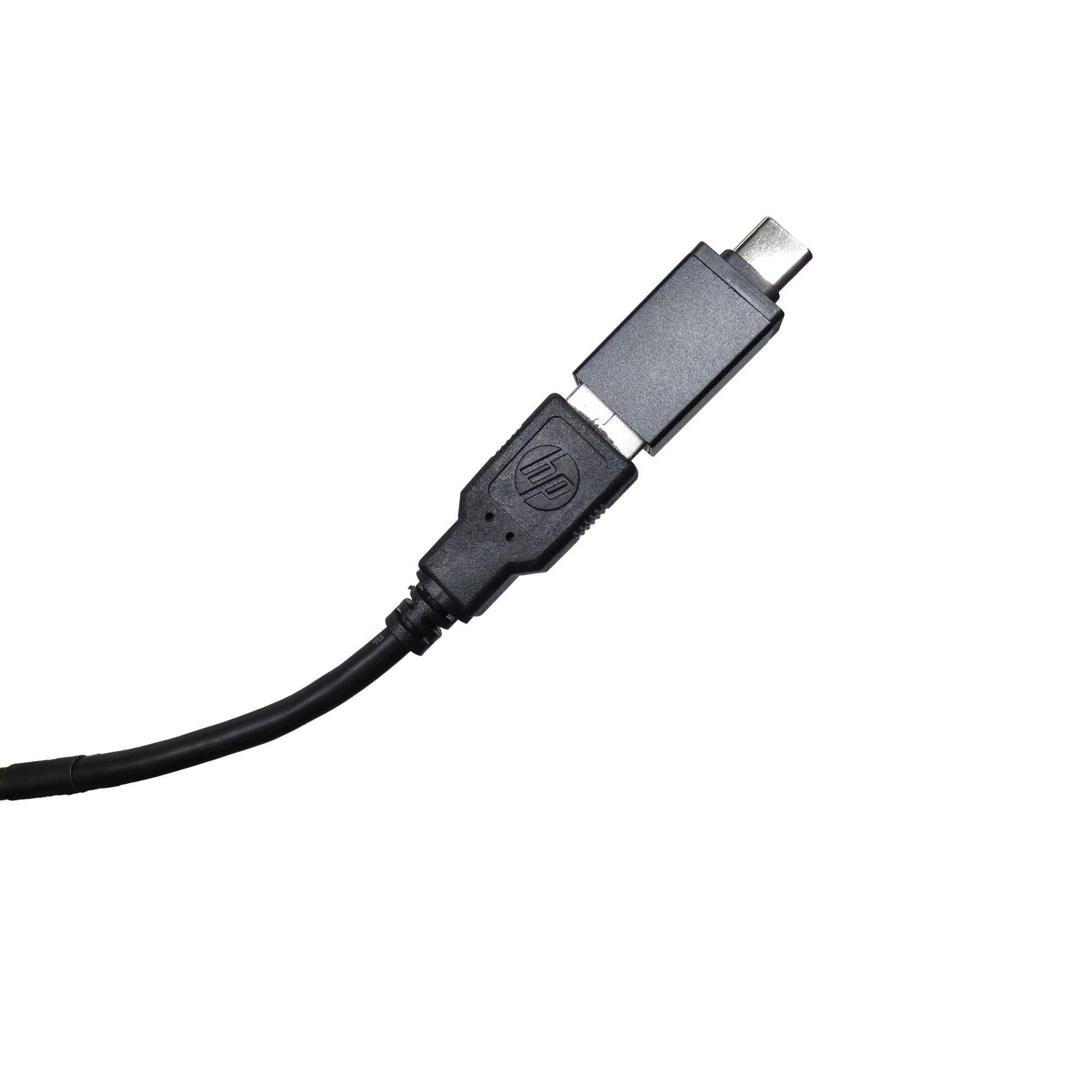 Cable Usb Tipo A Tipo B con adaptador tipo-c hp 2 m-4