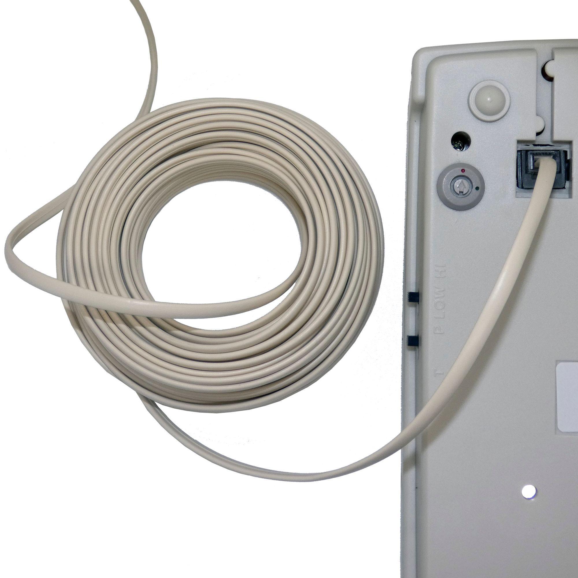 Cable Extensión De Teléfono marfil macrotel De 15 Metros-2