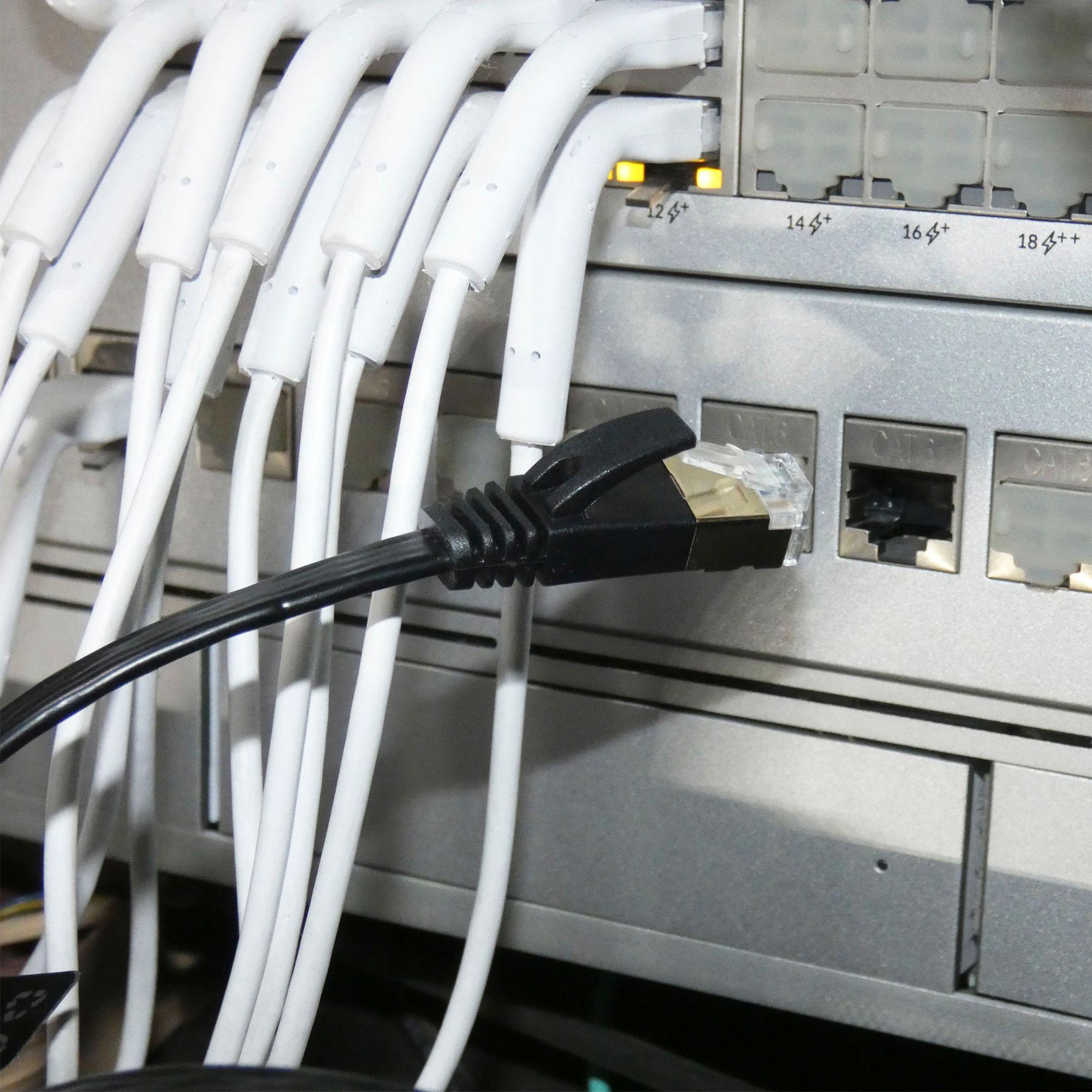Cable De Red Hp 3 Metros - Cat7 - 10 Gigabit Ethernet / Lan-4