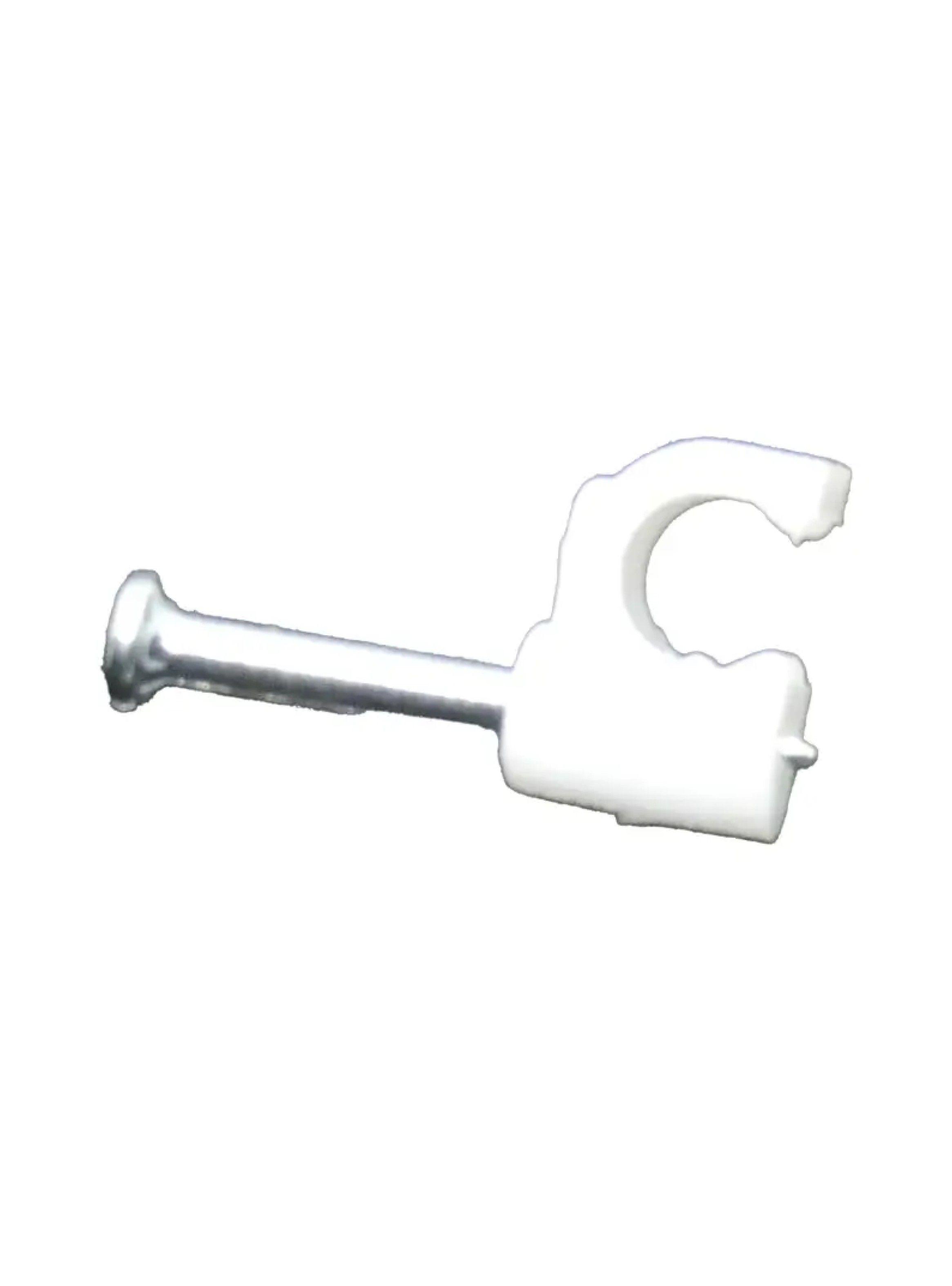 pack de 25 grampas Cable Pin Telefónico Blanca Macrotel-1