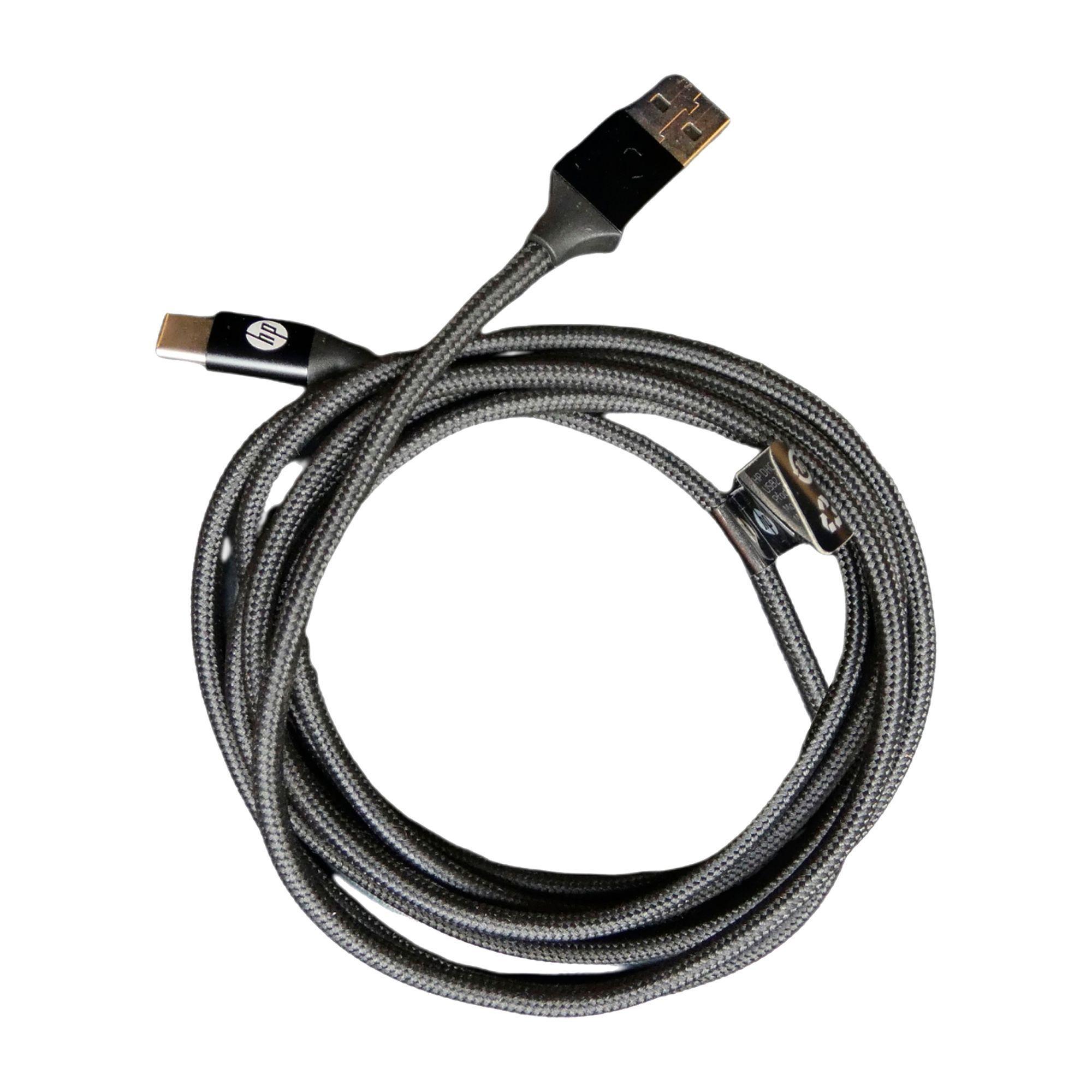 Cable Usb Tipo-a A Tipo-c hp 1 m Negro-0