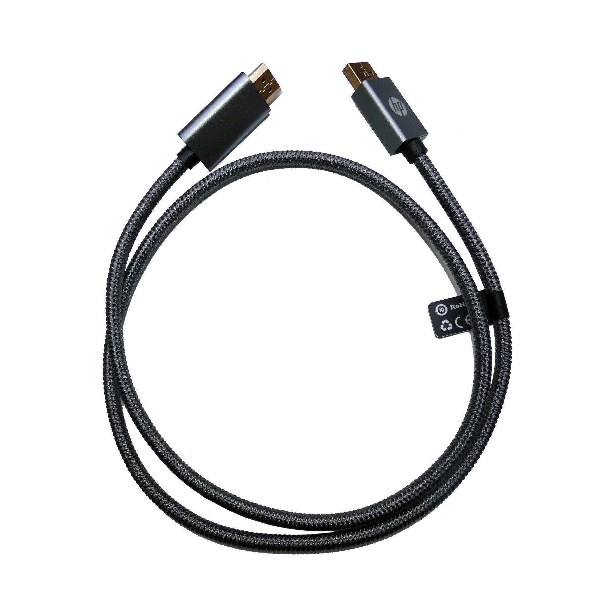 Cable Displayport A Hdmi Hp - 1m - 4k / Uhd - 3d - Full Hd-1