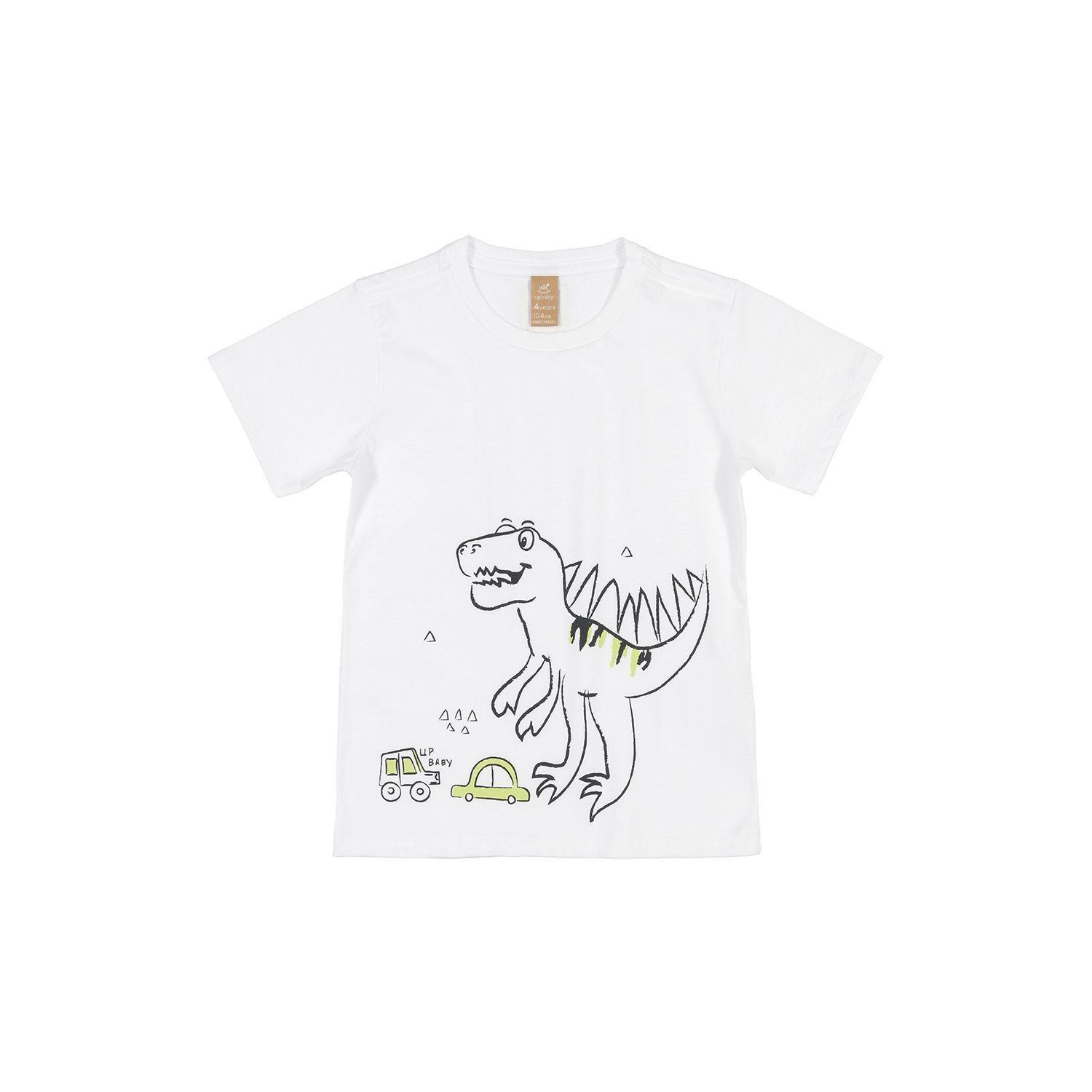 Polera T-Rex Blanco Up Baby-0