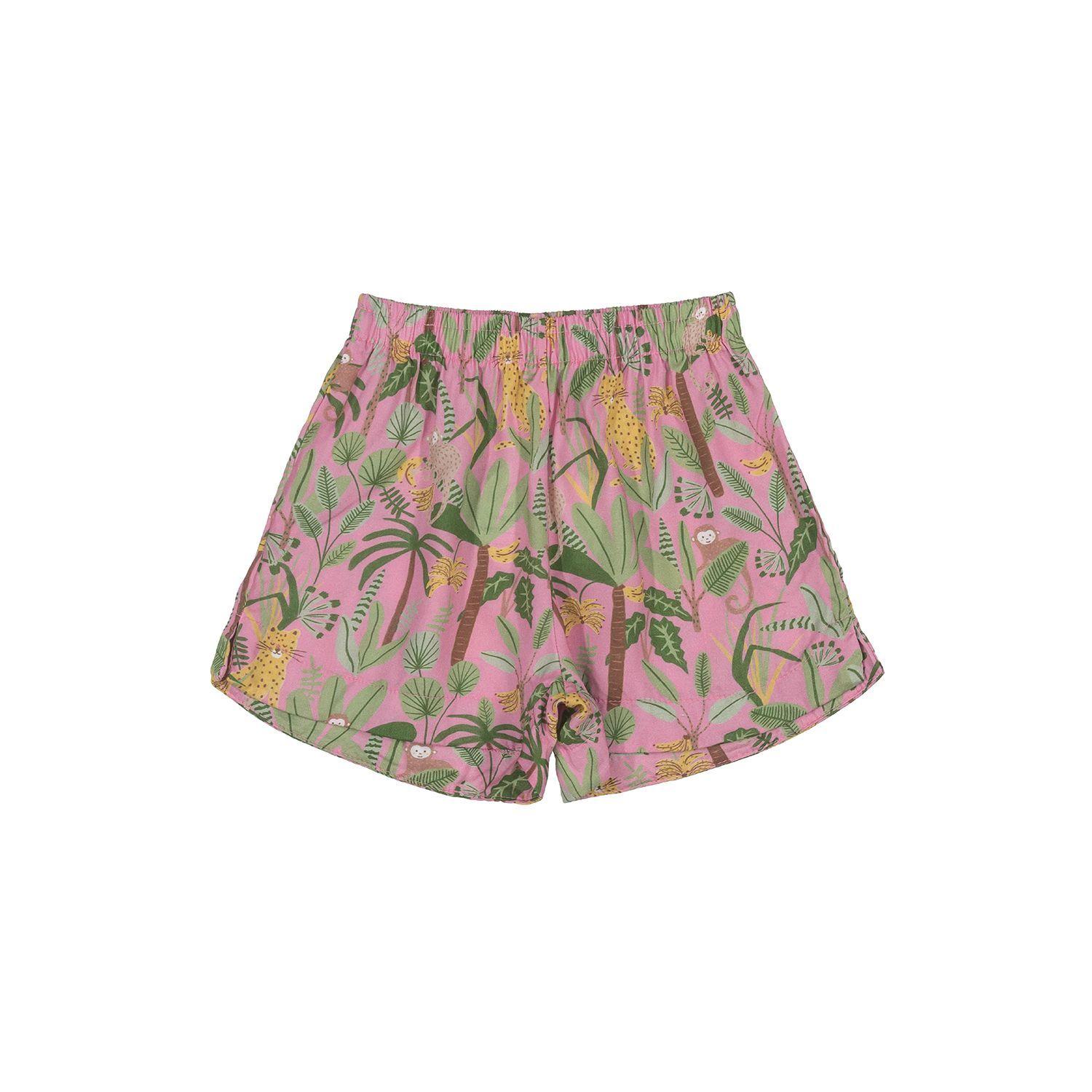 Conjunto Safari Blusa y Shorts Multicolor Rosado Up Baby-2